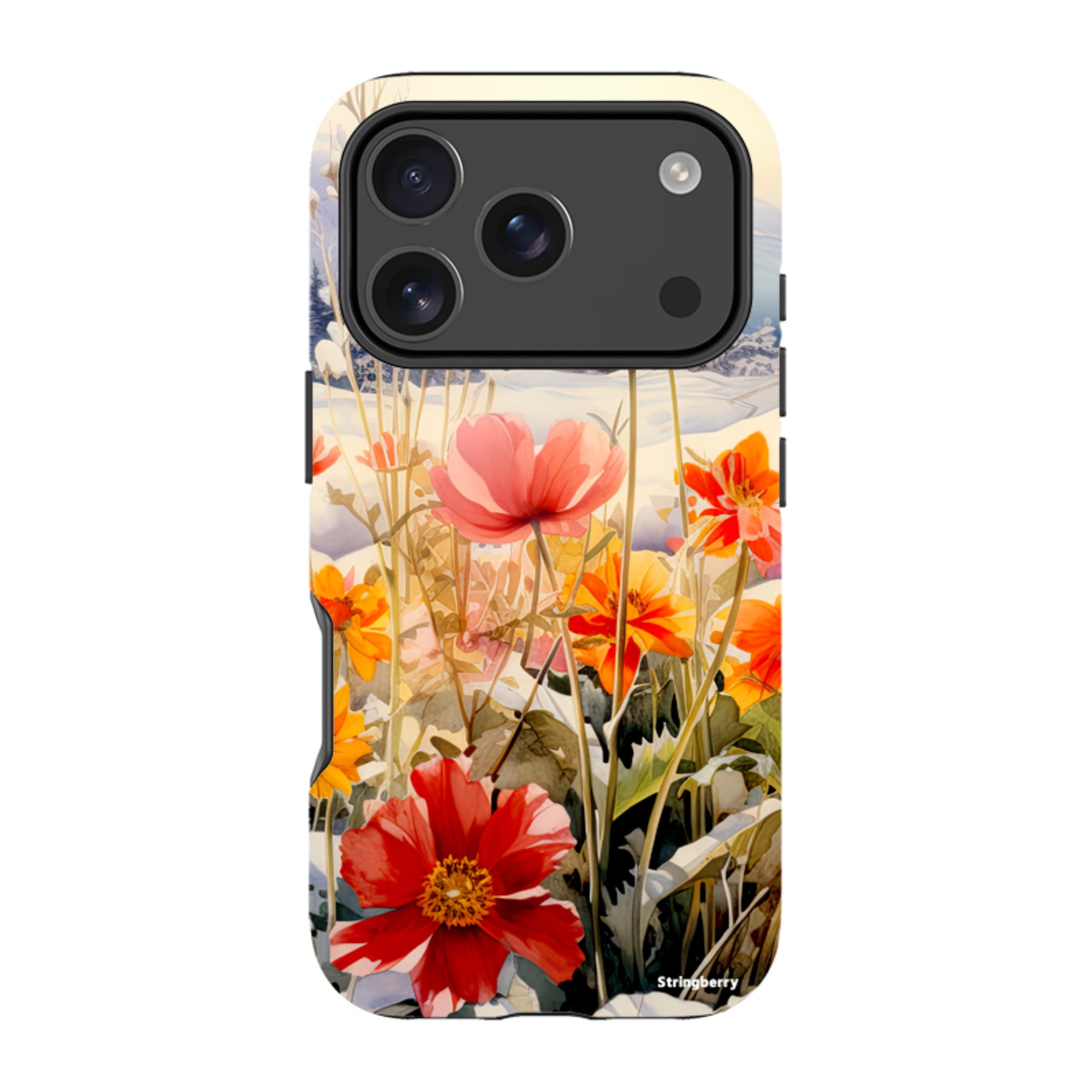 iPhone MagSafe Tough Case -  Winter Wild Flowers II