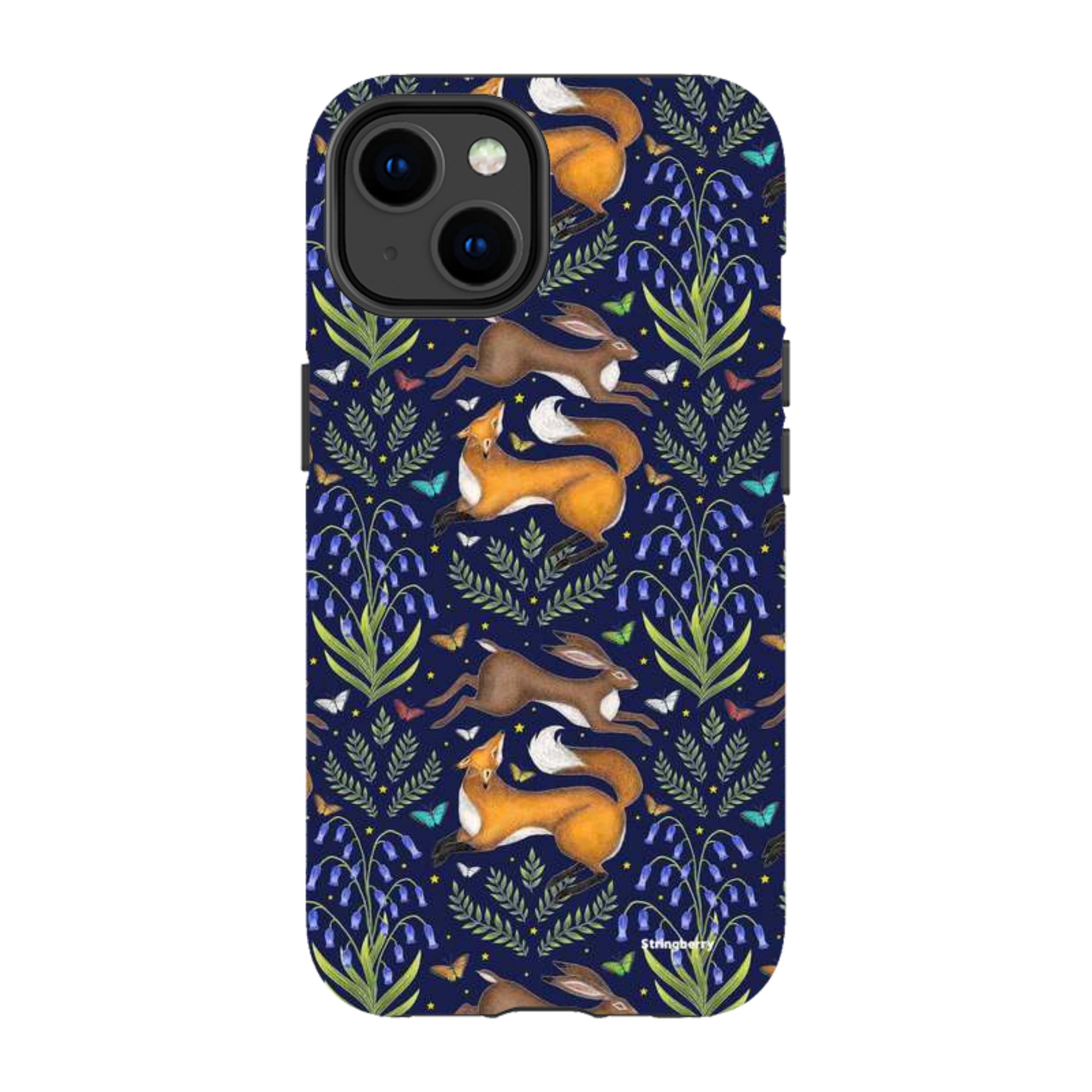iPhone Tough Case - Fox And Hare By Catherine Rowe