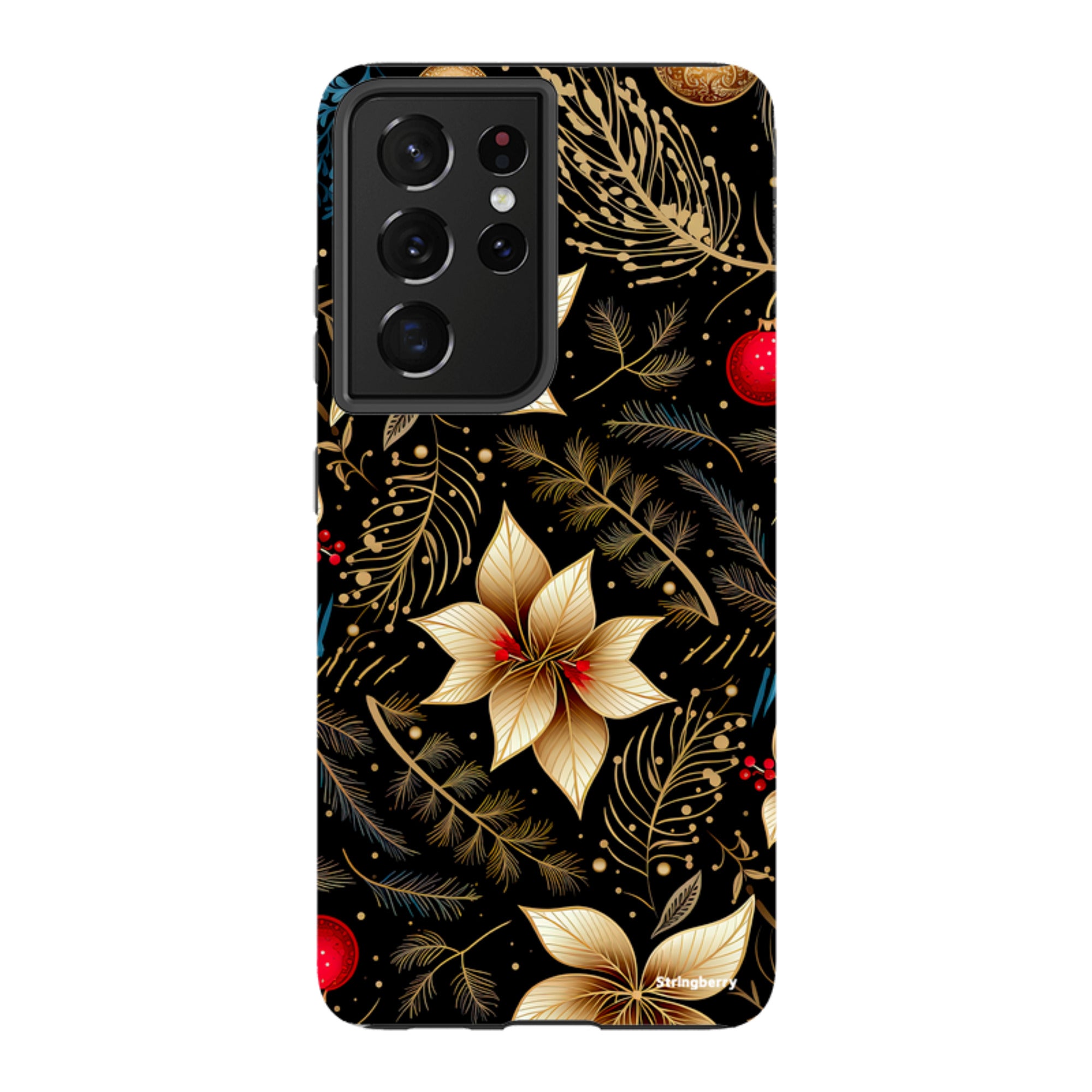 Samsung Tough Case -Golden Winter Floral