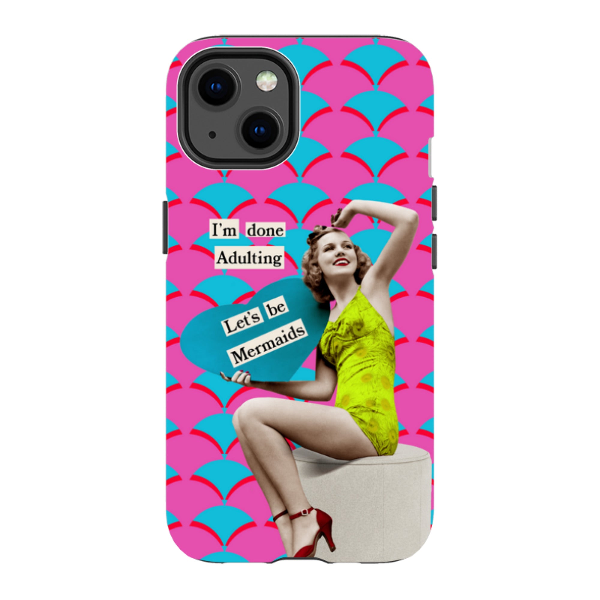 iPhone Tough Case - Mermaid By Clare Jordan