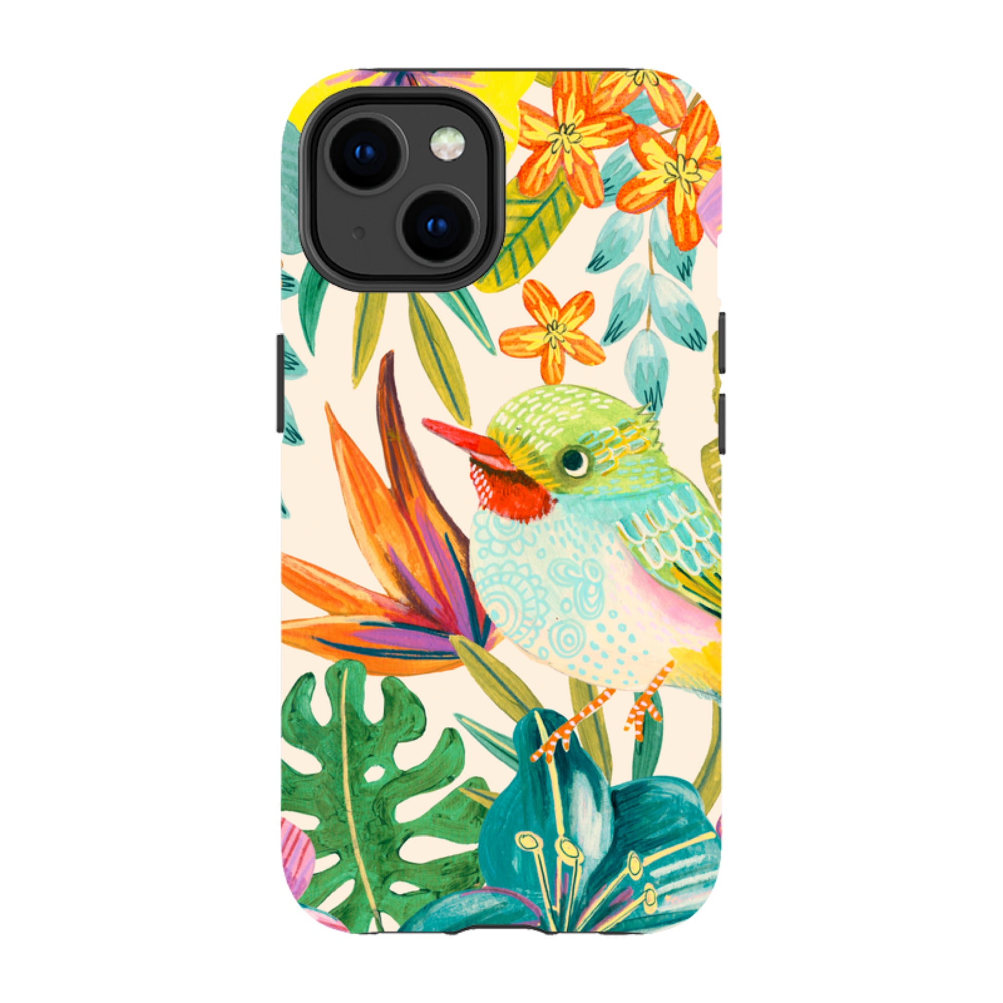 iPhone MagSafe Tough Case -  Tropical Bird II By Caroline Bonne Muller