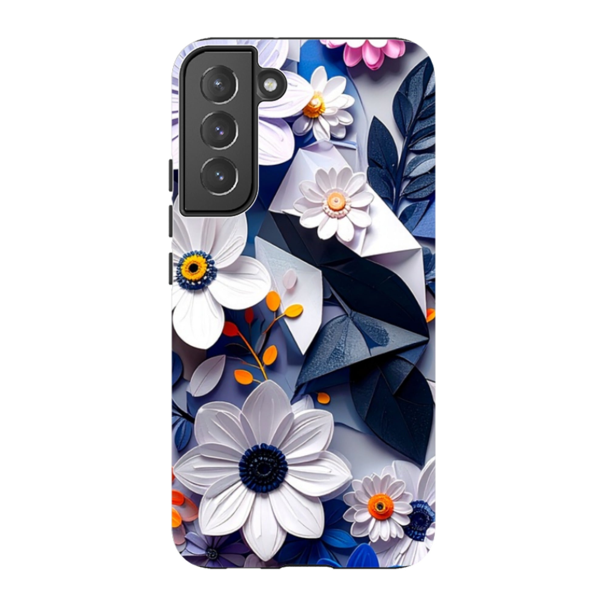 Samsung Tough Case - Summer Blue Florals