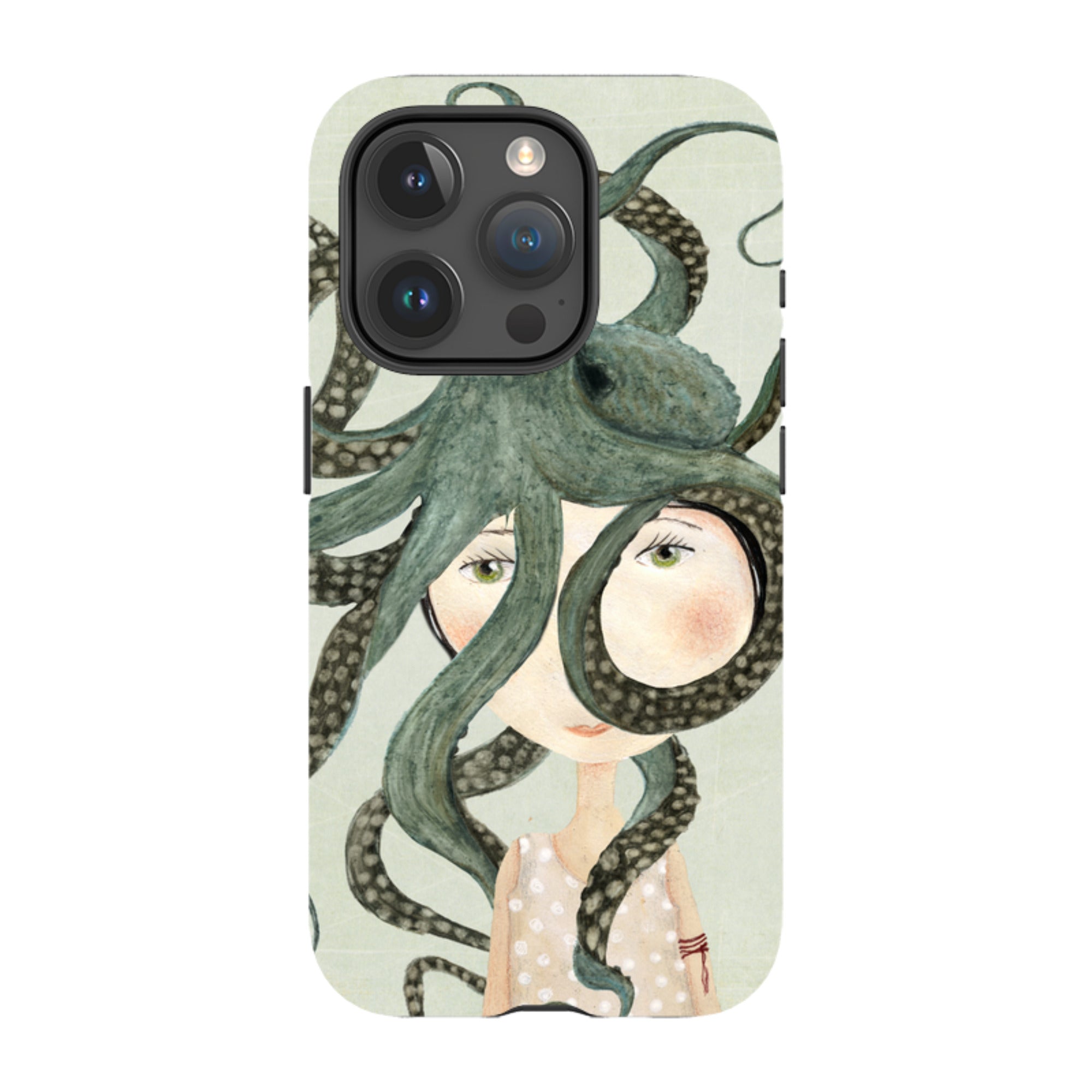 iPhone MagSafe Tough Case - Octopus Girl By Katherine Quinn