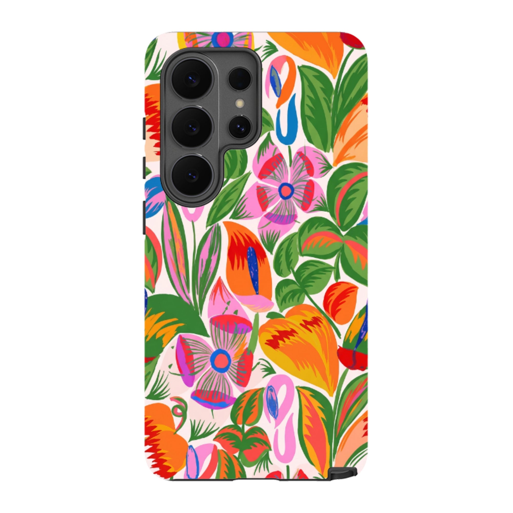 Samsung Tough Case - Vintage Tropical Floral