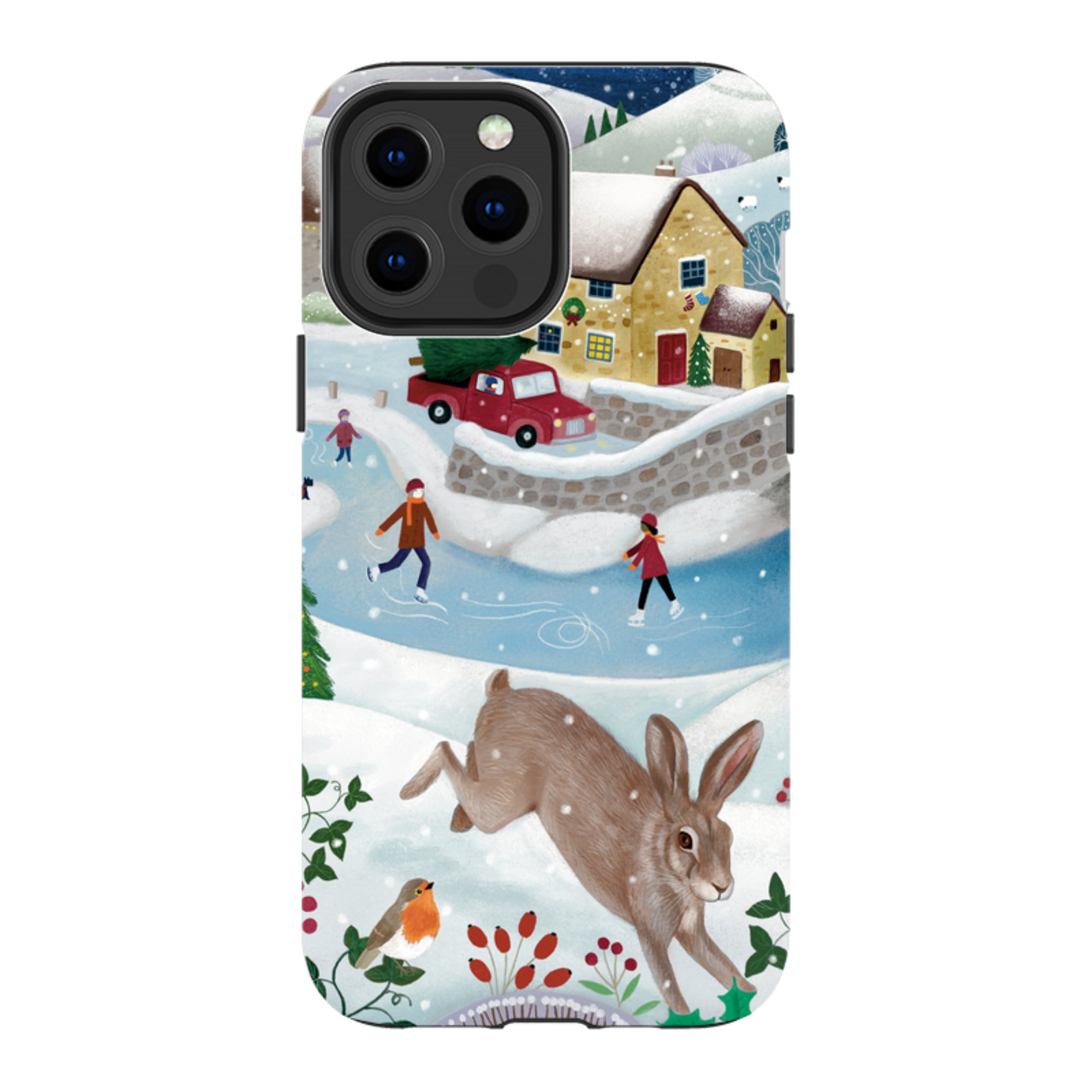 iPhone Tough Case - Advent Rabbit By Bex Parkin