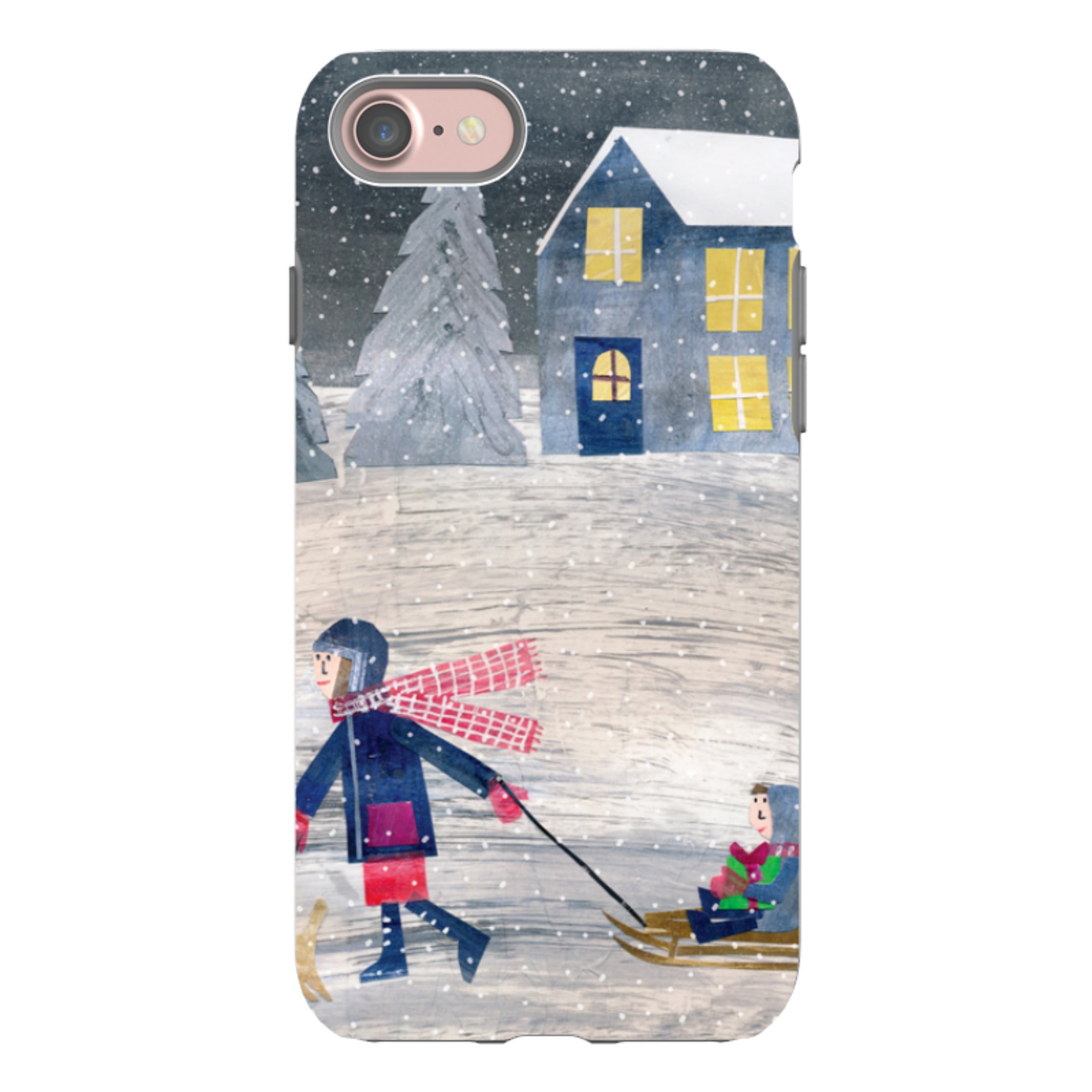 iPhone Tough Case - Sledging By Tracey English