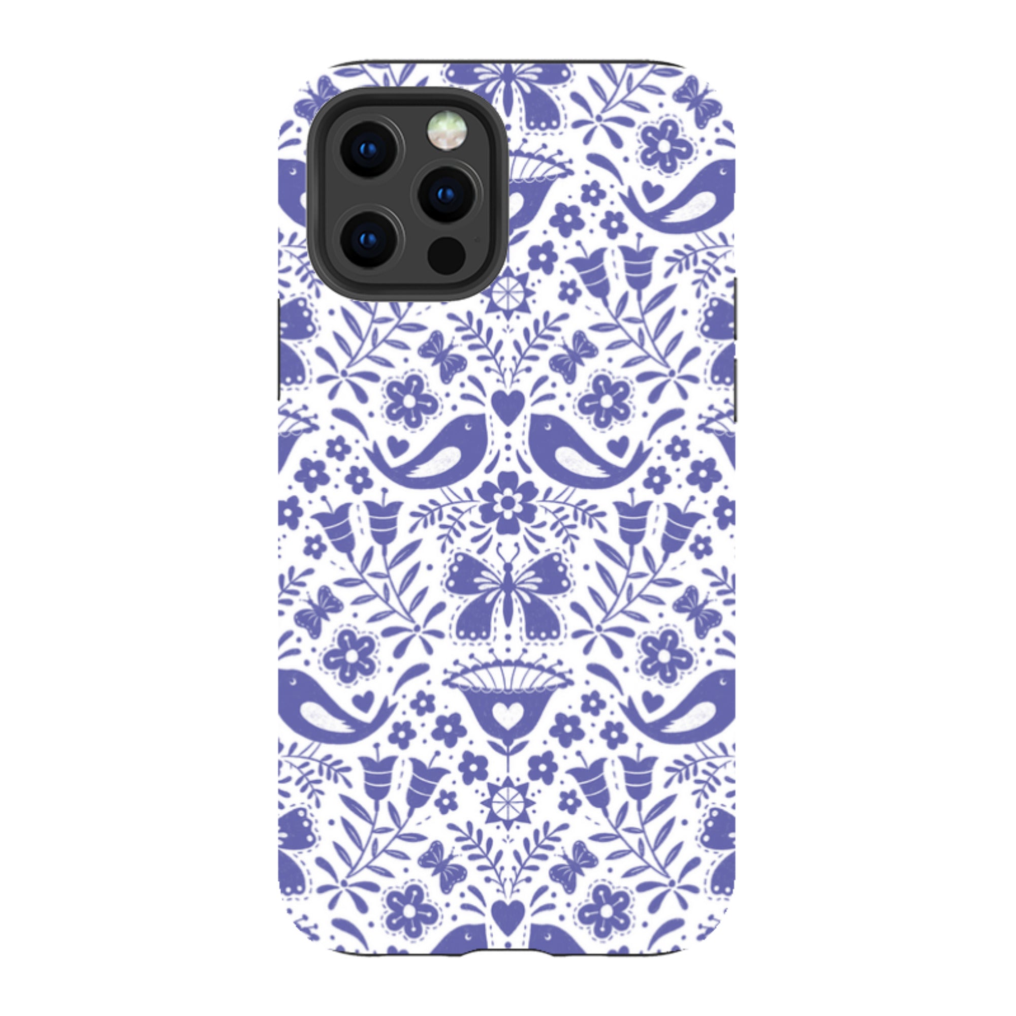 iPhone Tough Case - Bird Pattern III By Suzy Taylor