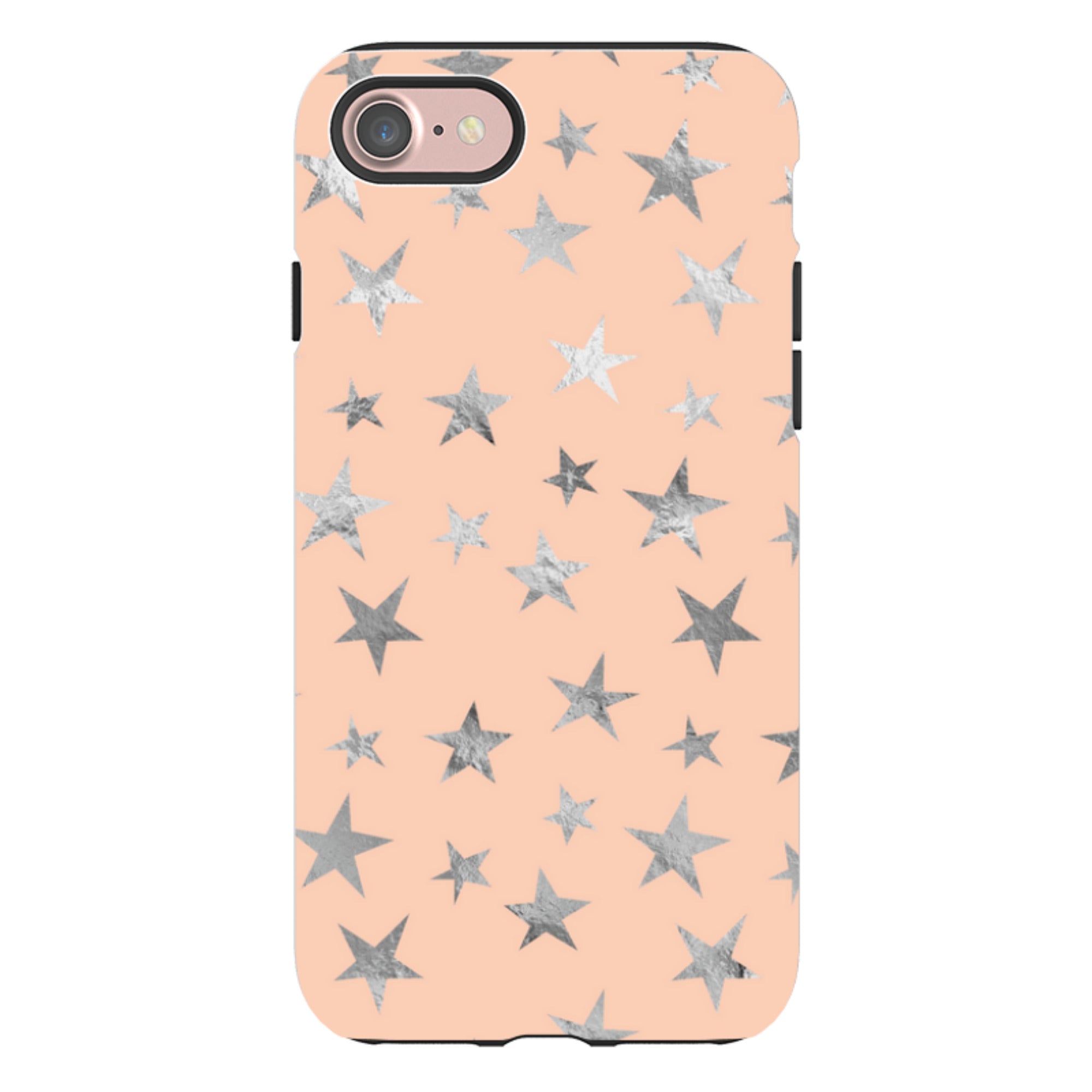 iPhone Tough Case - Pale and Silver Stars