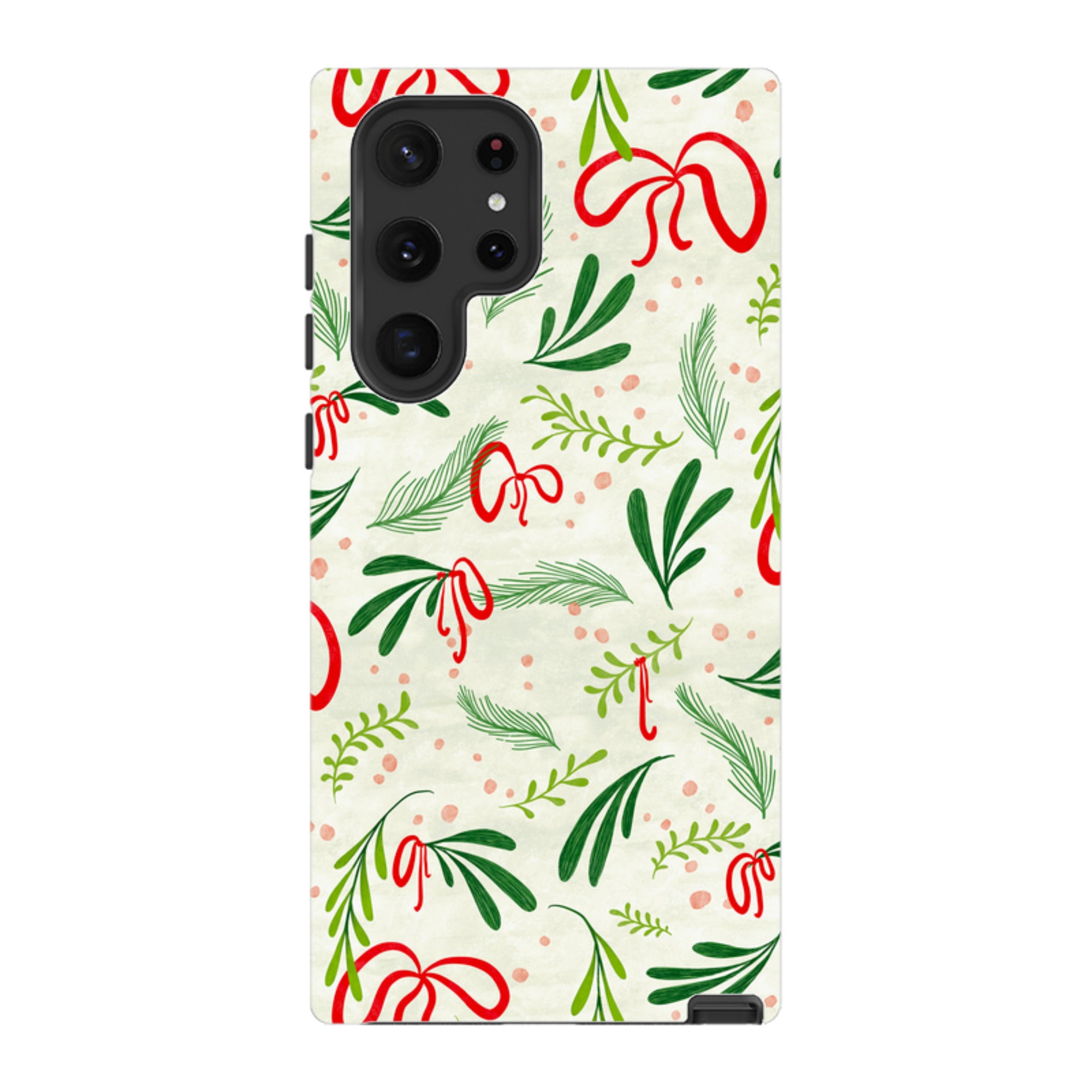 Samsung Tough Case - Christmas Bows By Katherine Quinn