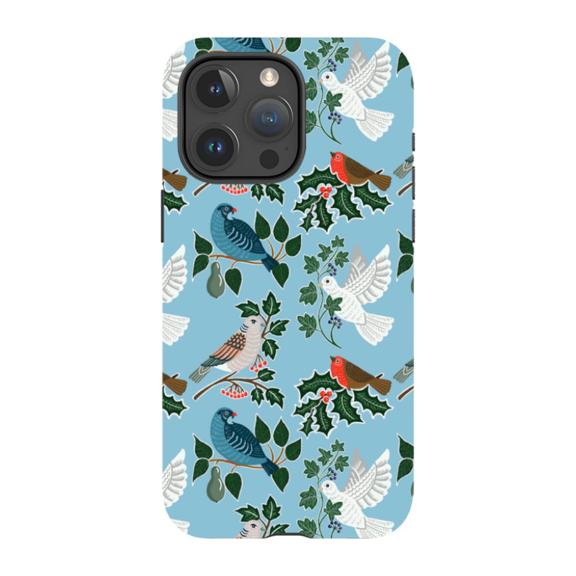 iPhone Tough Case - Winter Birds-2 By kate Heiss