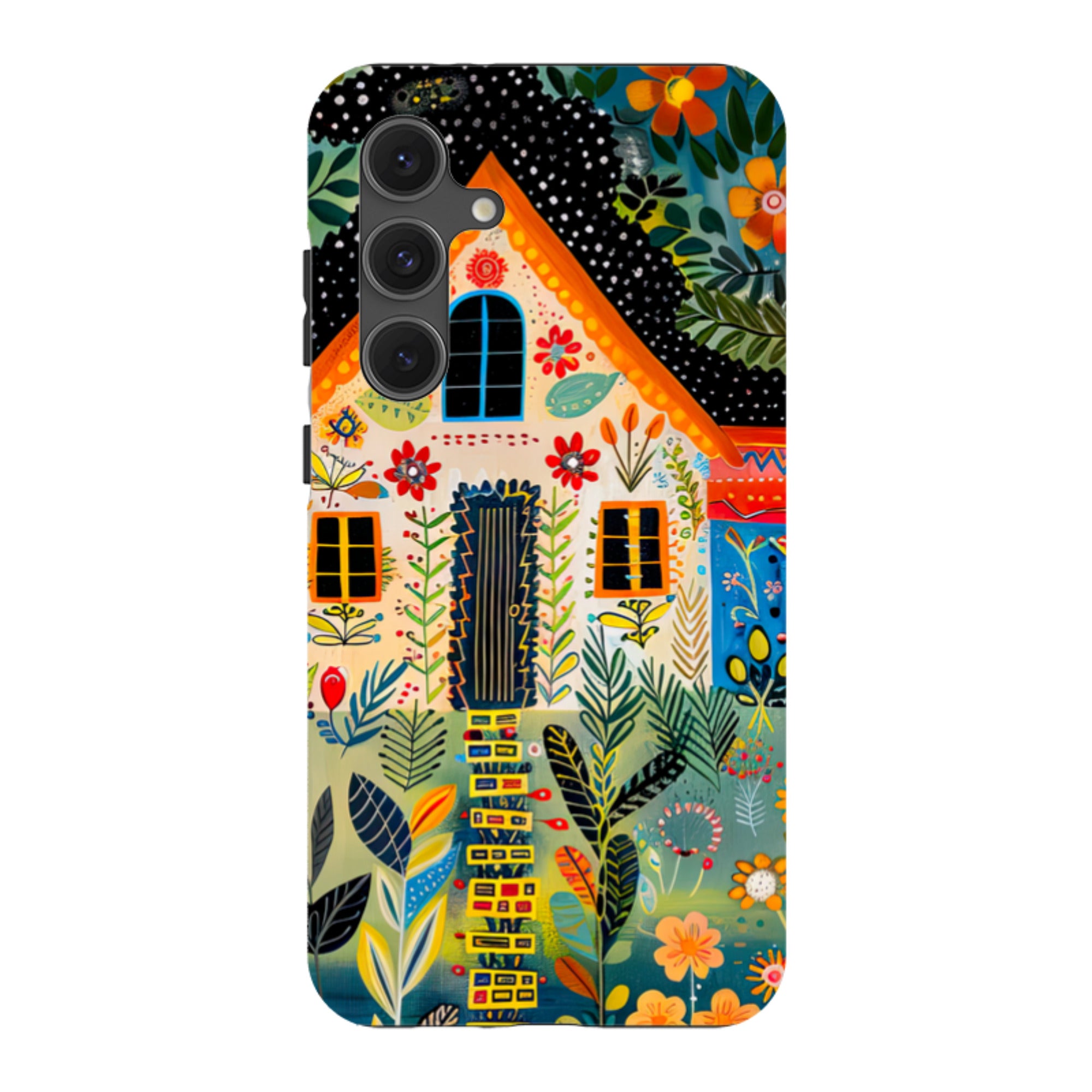 Samsung Tough Case - Folk Art House II