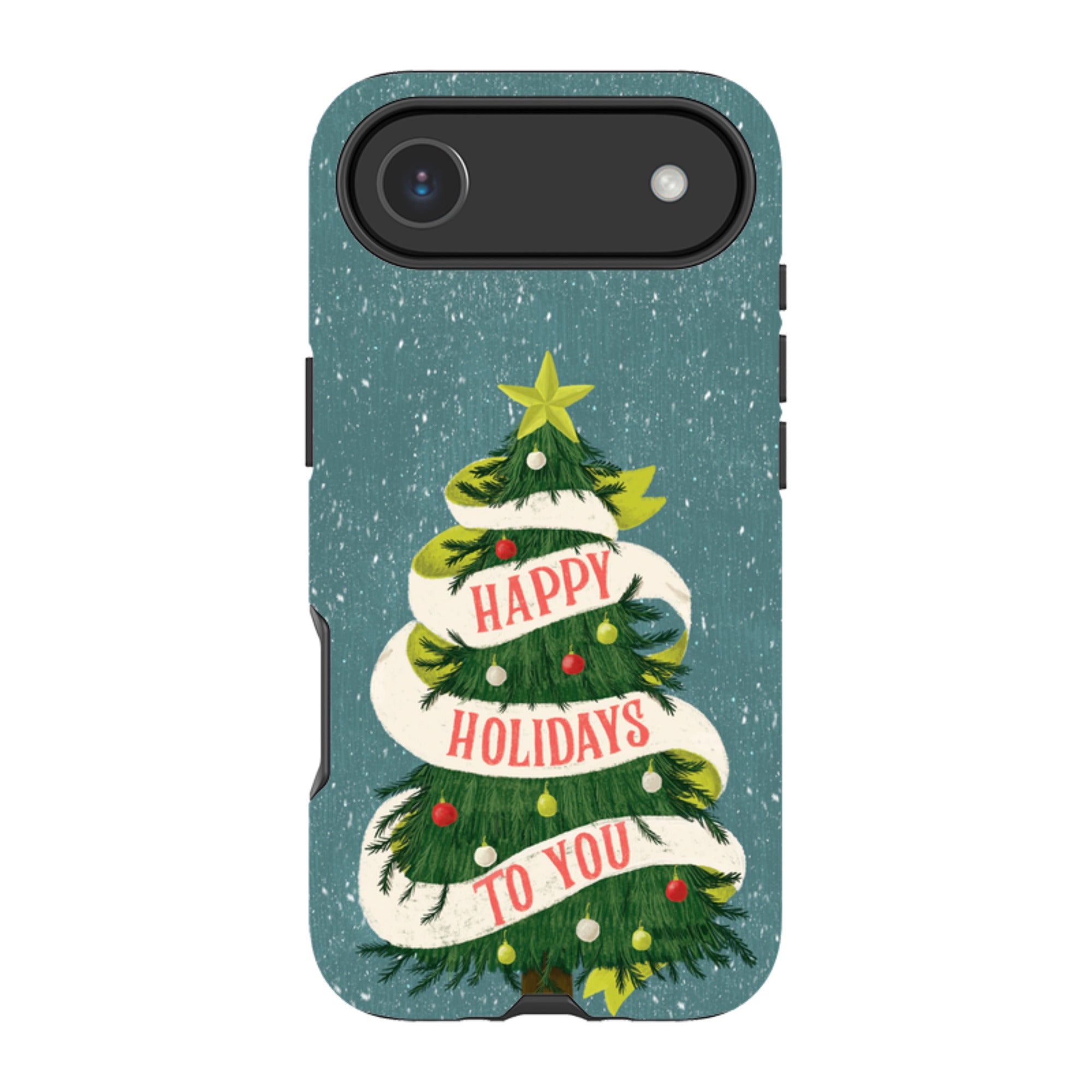 iPhone Tough Case - Happy Holidays By Abby Jacobs