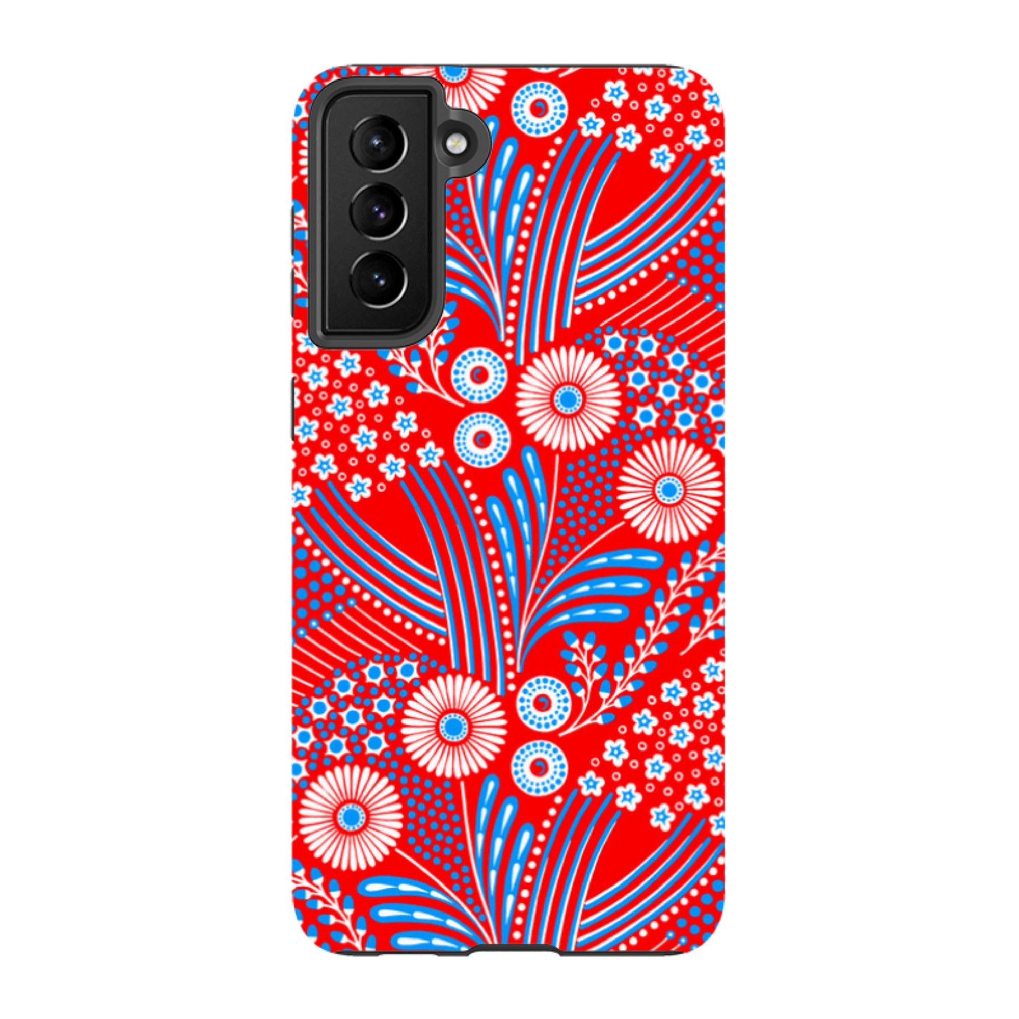 Samsung Tough Case - Red Bouquet By Cressida Bell