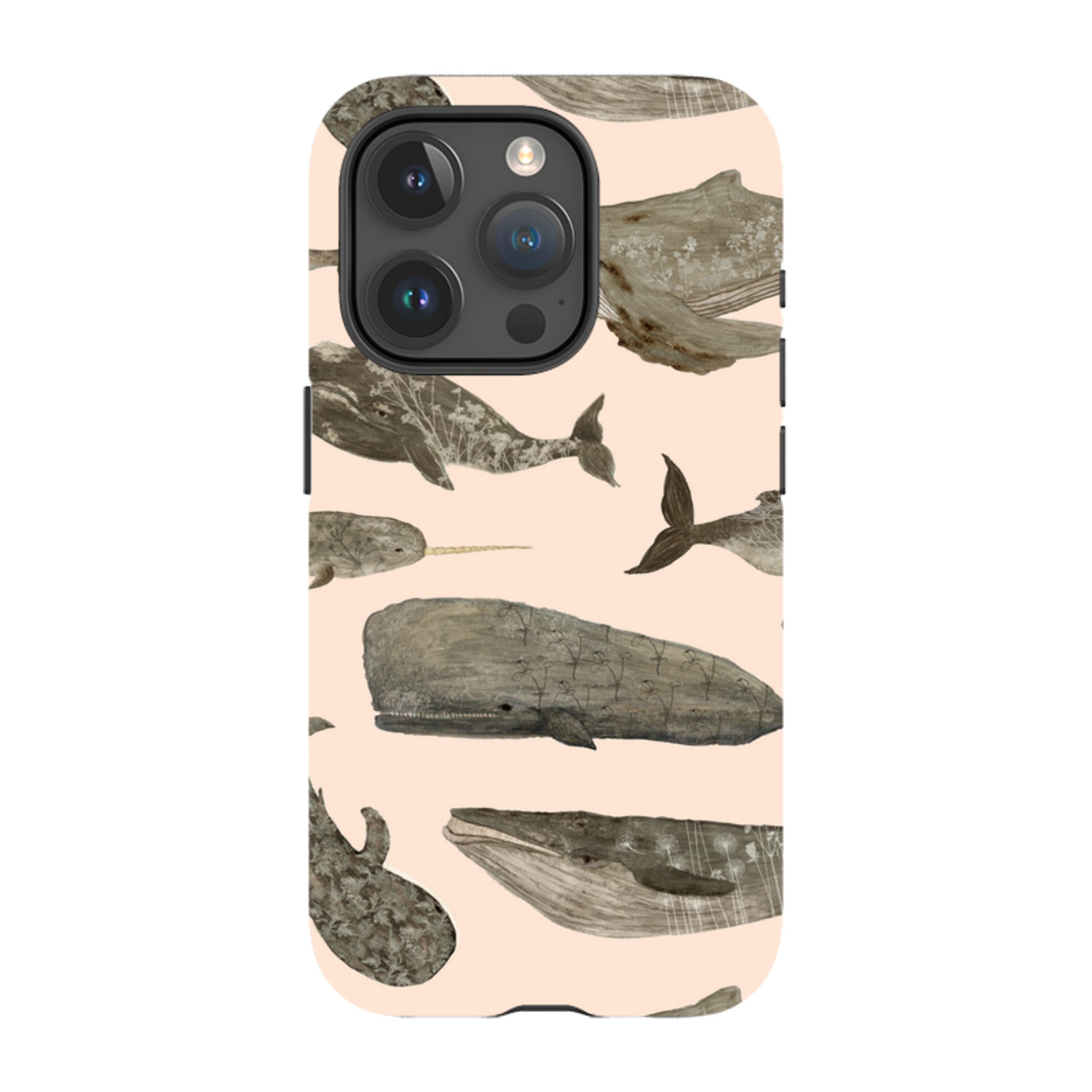 iPhone MagSafe Tough Case - Wild Flower Whales II By Katherine Quinn