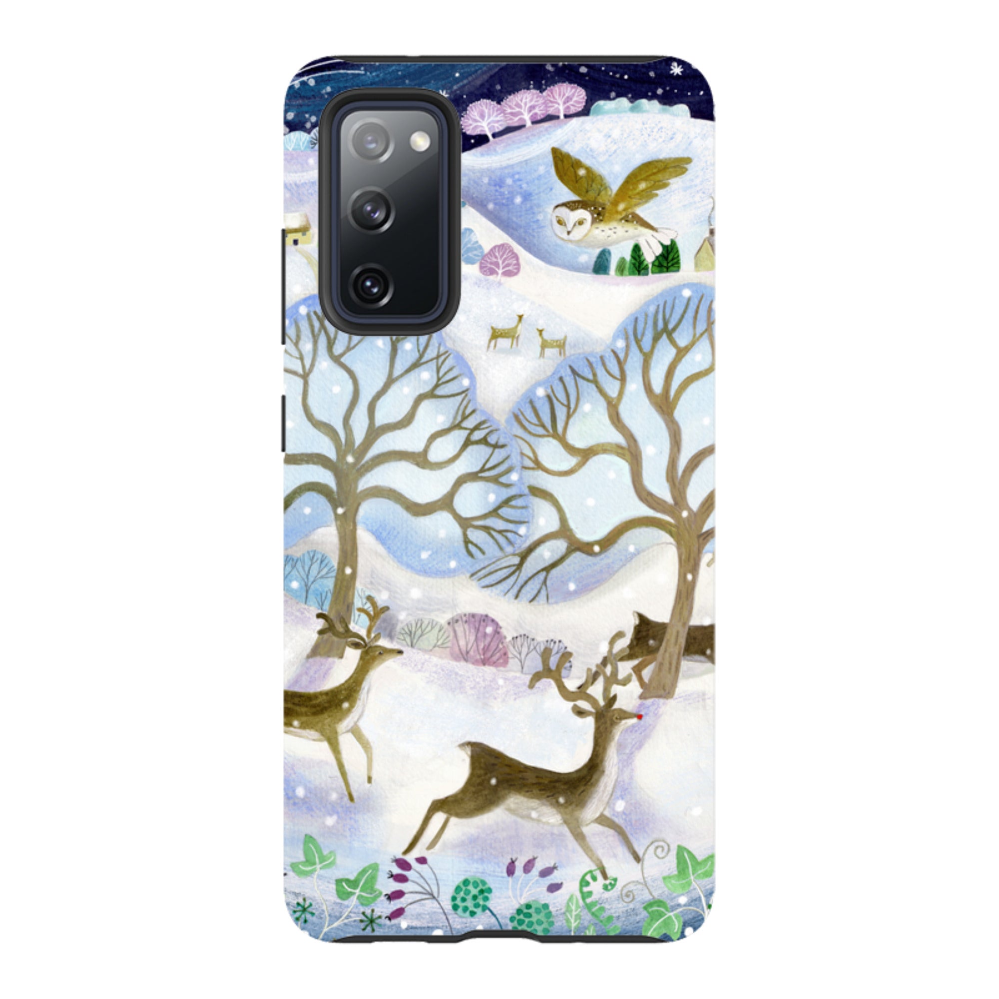 Samsung Tough Case - Winter Deer By Bex Parkin