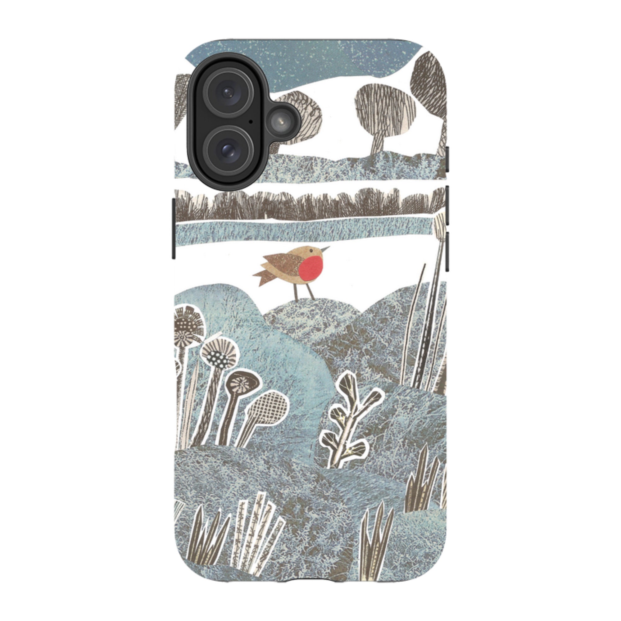 iPhone Tough Case - Frost Robin By Jane Robbins