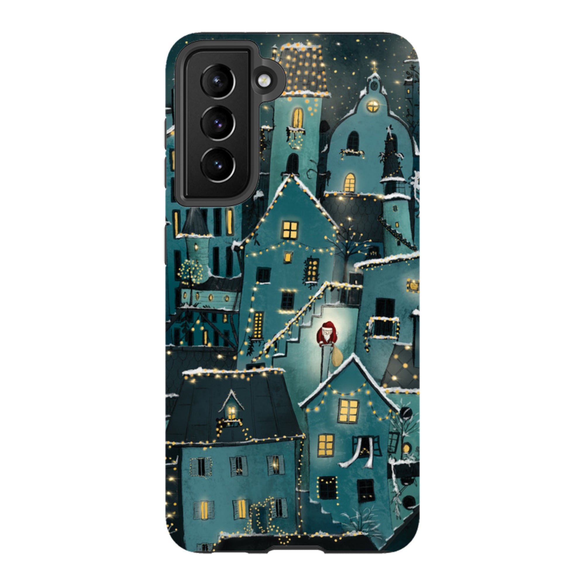 Samsung Tough Case - Citywinkles Blue By Maja Lindberg
