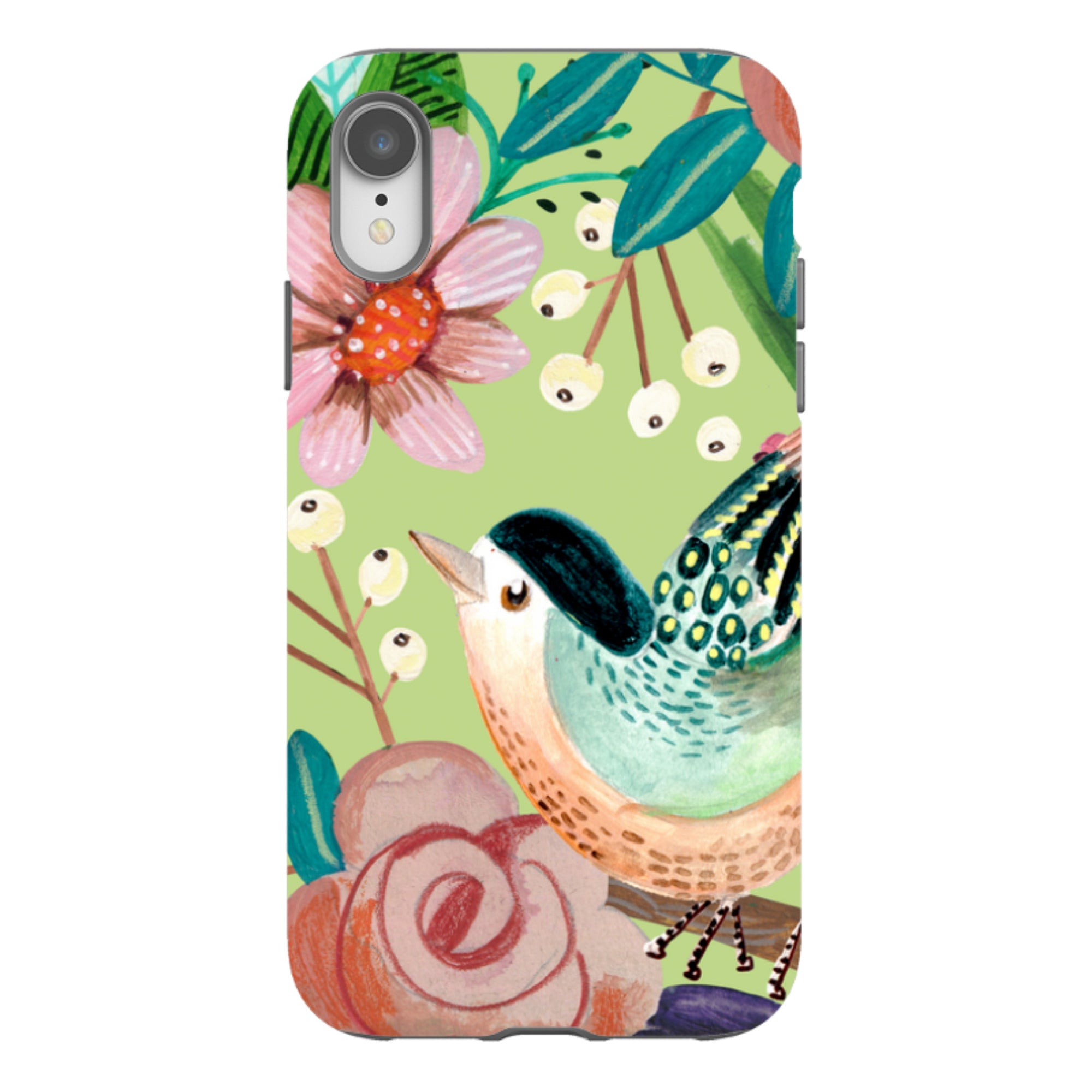 iPhone Tough Case - Bird By Caroline Bonne Muller