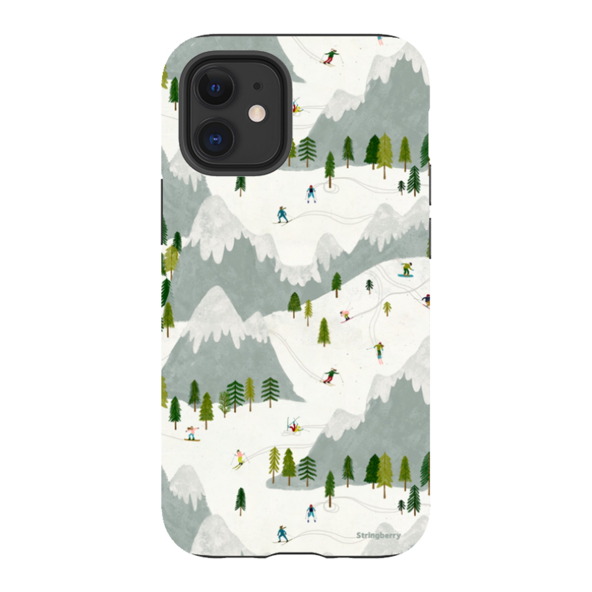 iPhone Tough Case - Winter Landscape I By Katherine Quinn