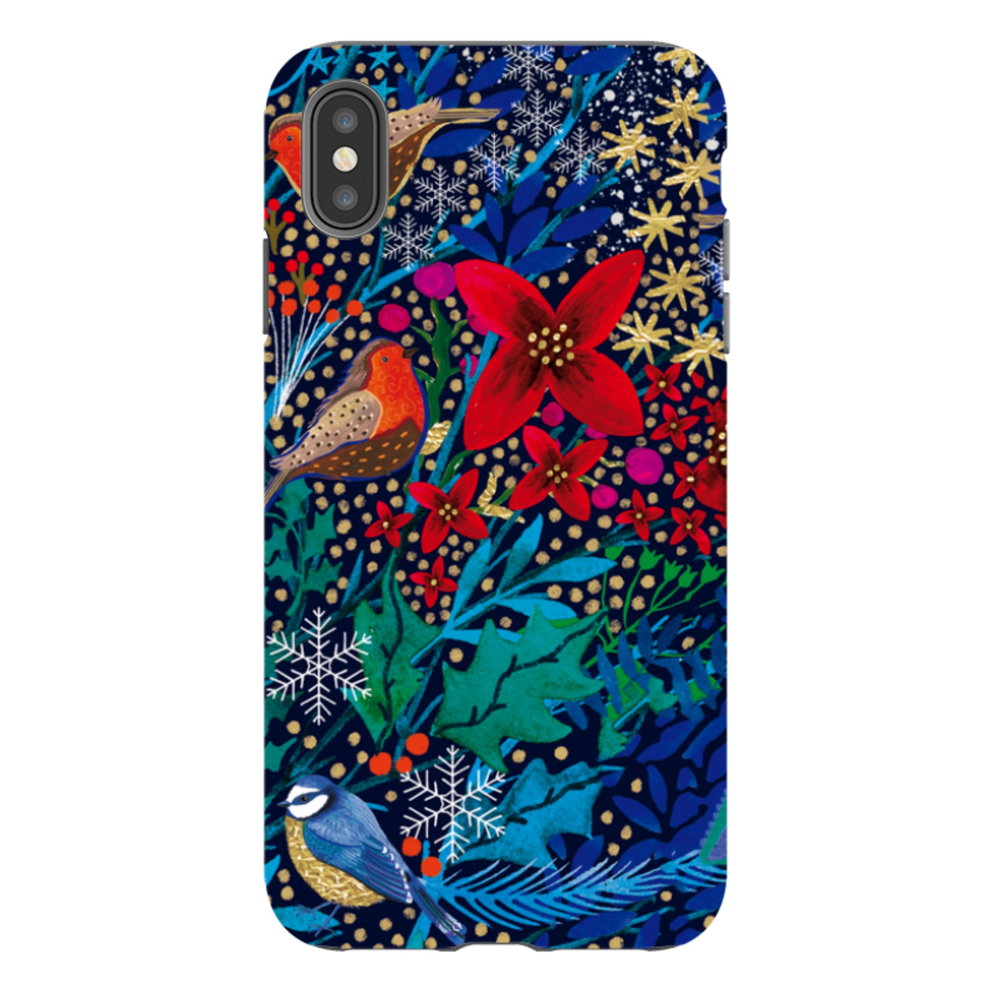 iPhone Tough Case - Xmas Robin II By Emma Frances Grant