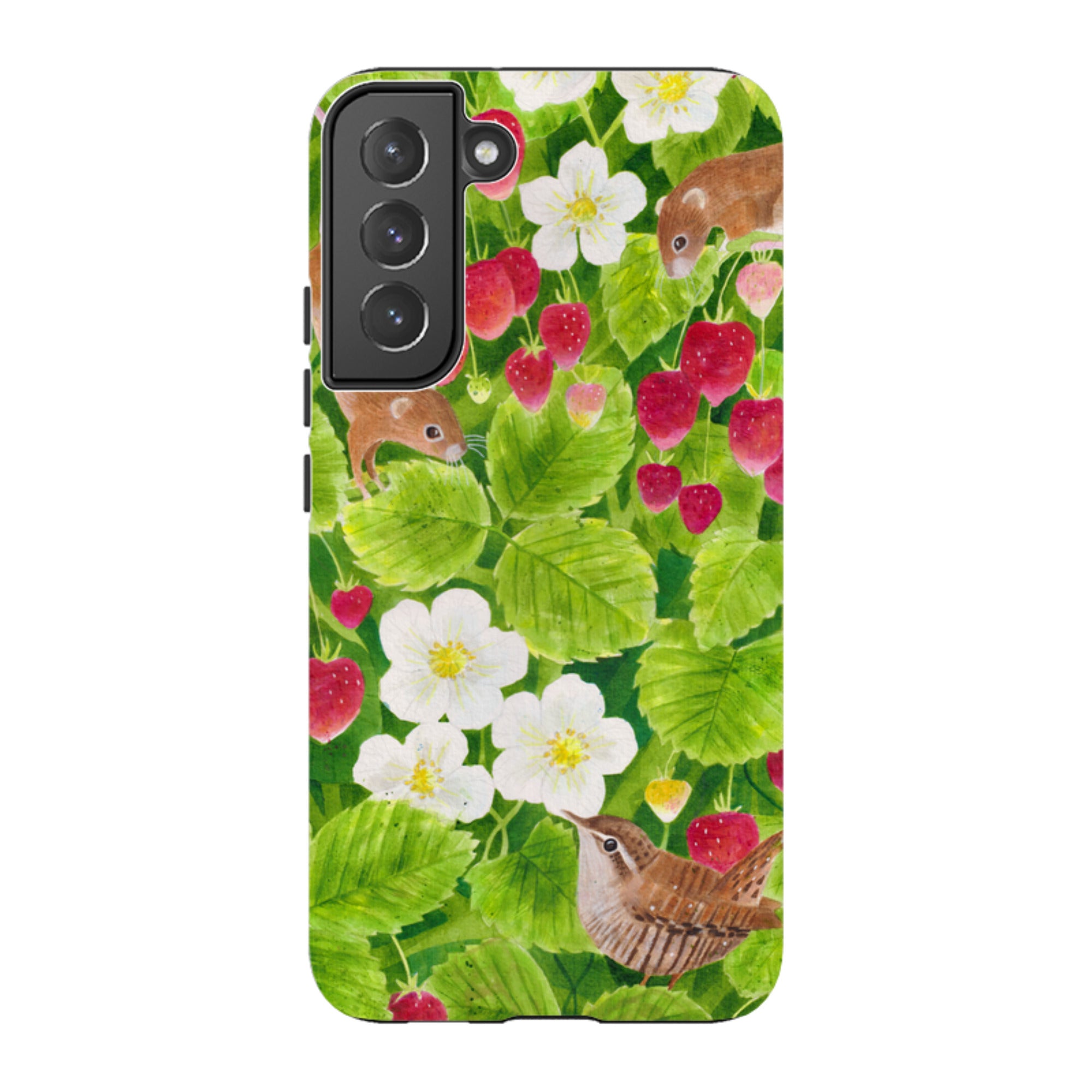 Samsung Tough Case - Strawberry Thieves By Bex Parkin