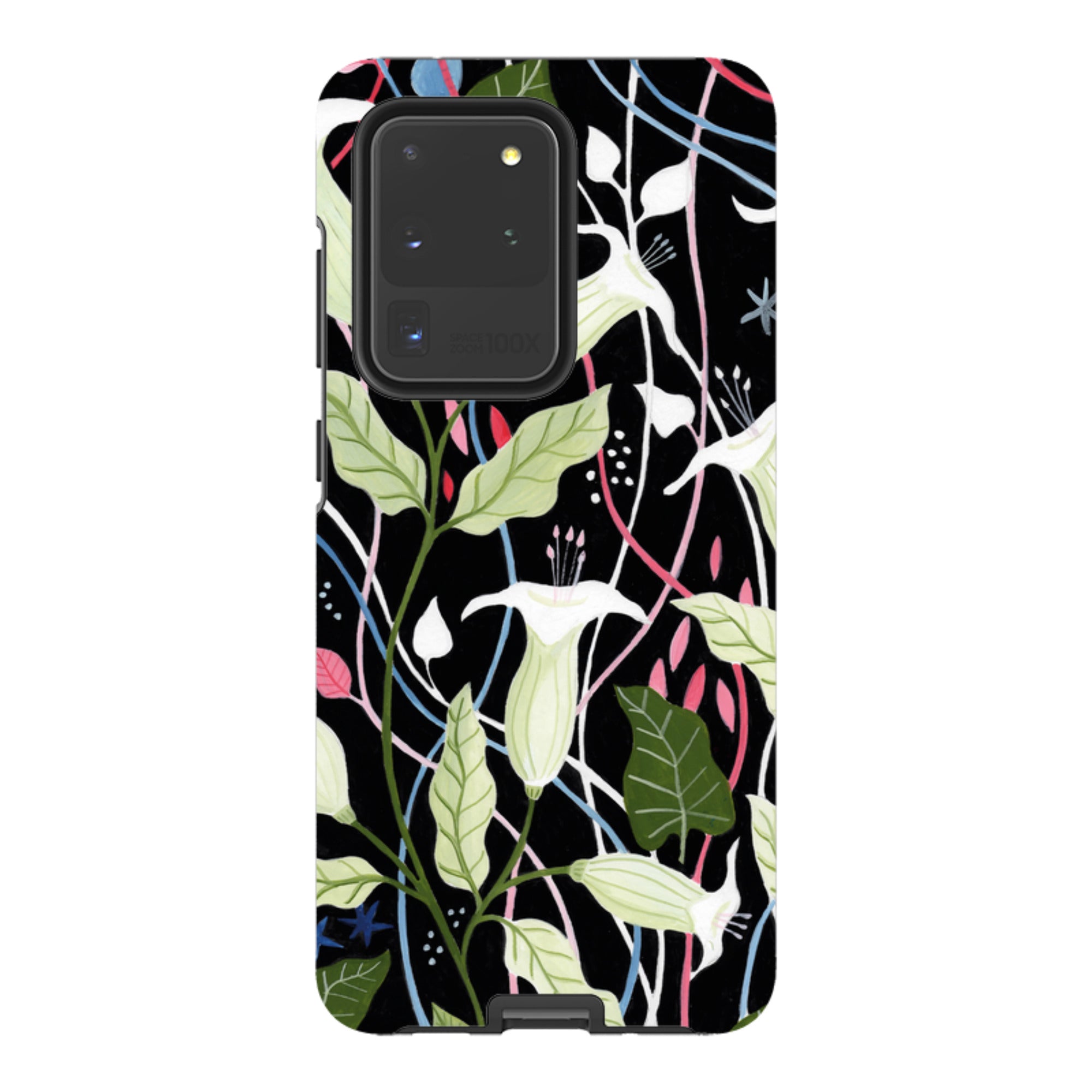 Samsung Tough Case - Trumpet Flowers By Bex Parkin