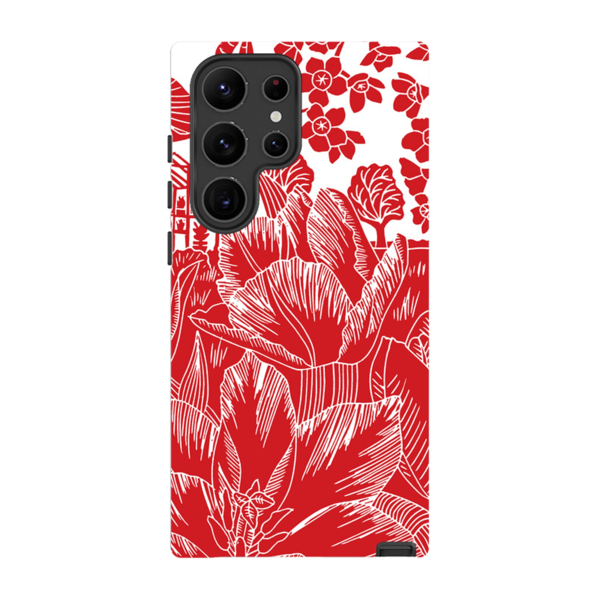 Samsung Tough Case - Tulip Silhouette By Kate Heiss