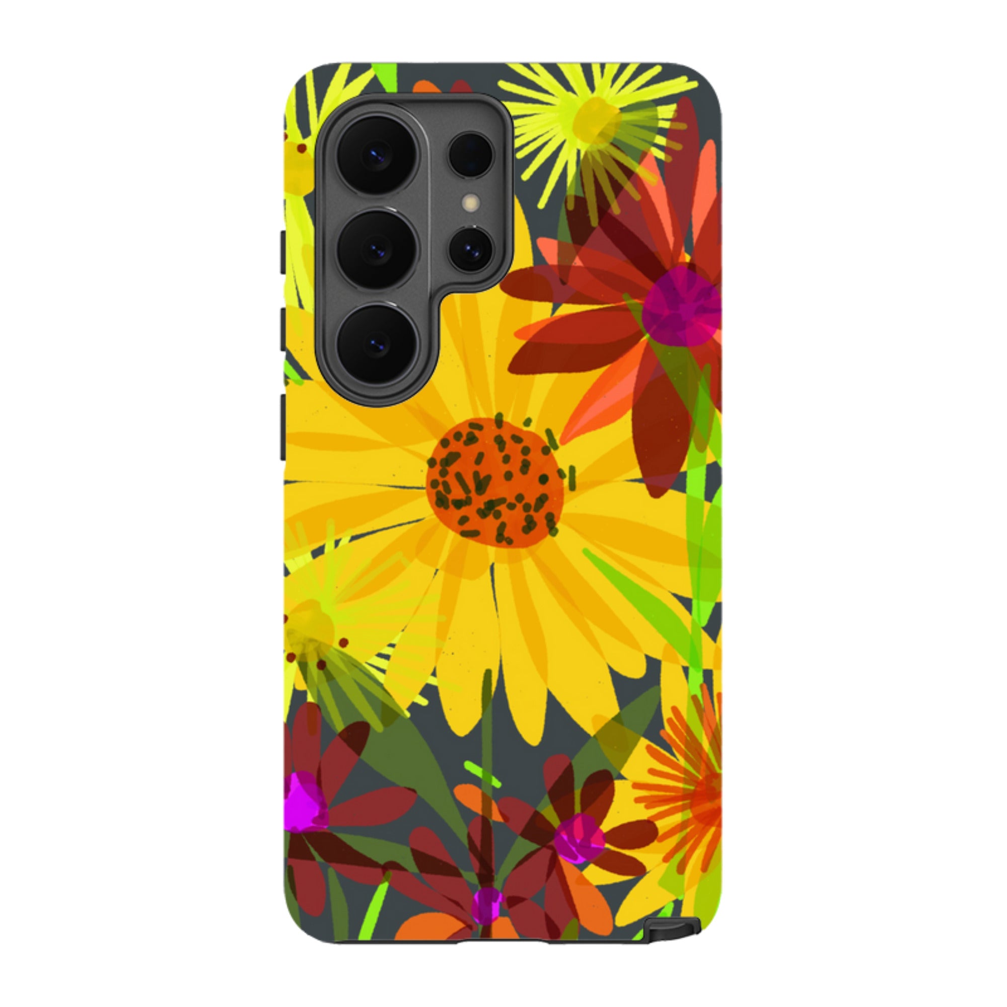 Samsung Tough Case - Sunflowers By Sarah Campbell