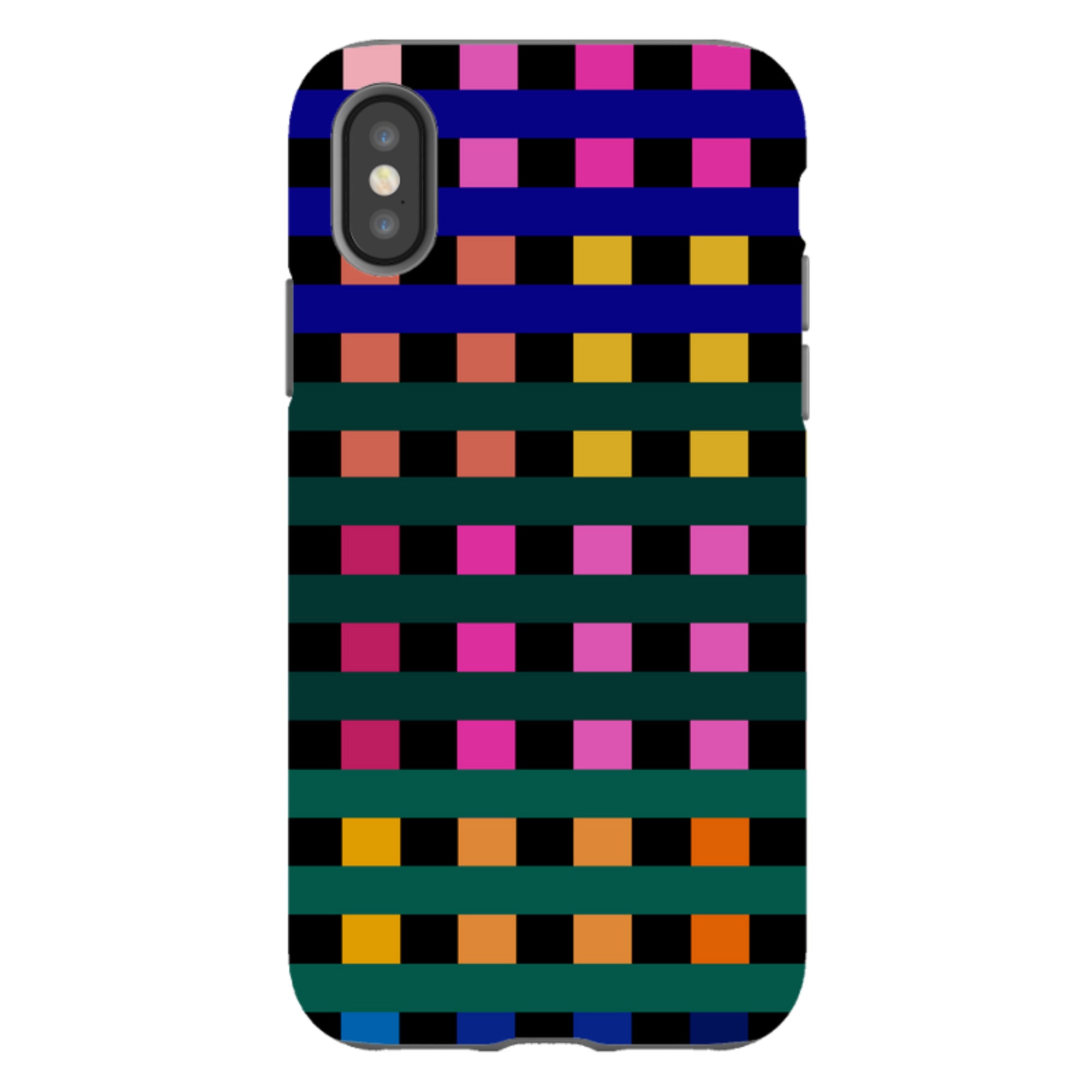 iPhone Tough Case - Newton Check By Kitty Joseph
