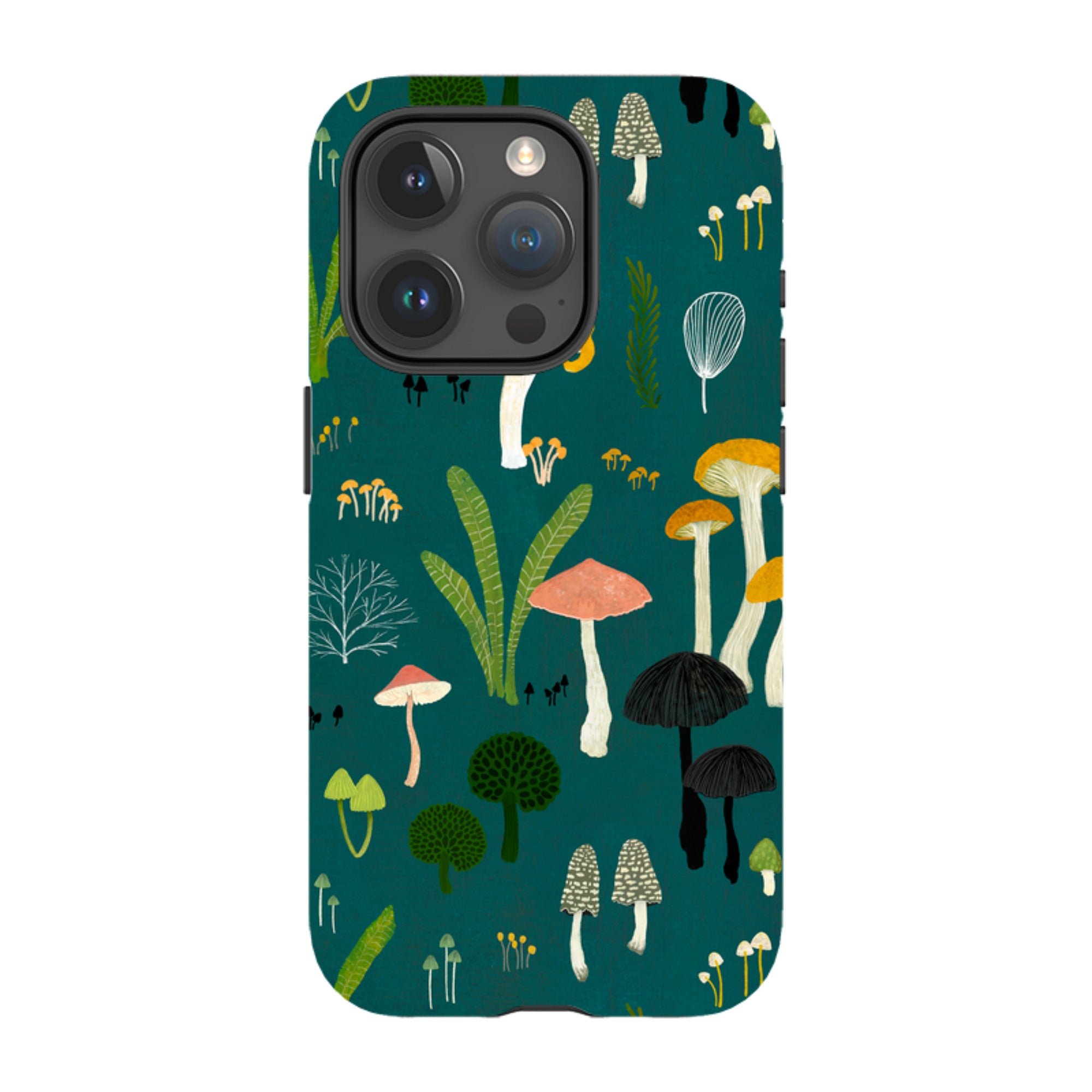 iPhone Tough Case - Mushroom Lake By Katherine Quinn