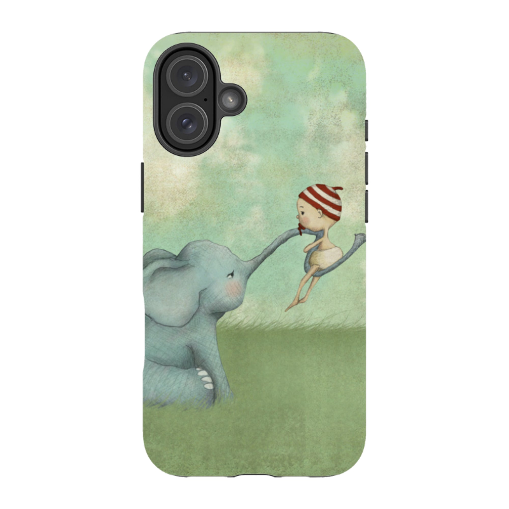 iPhone MagSafe Tough Case - Elephant Baby By Maja Lindberg