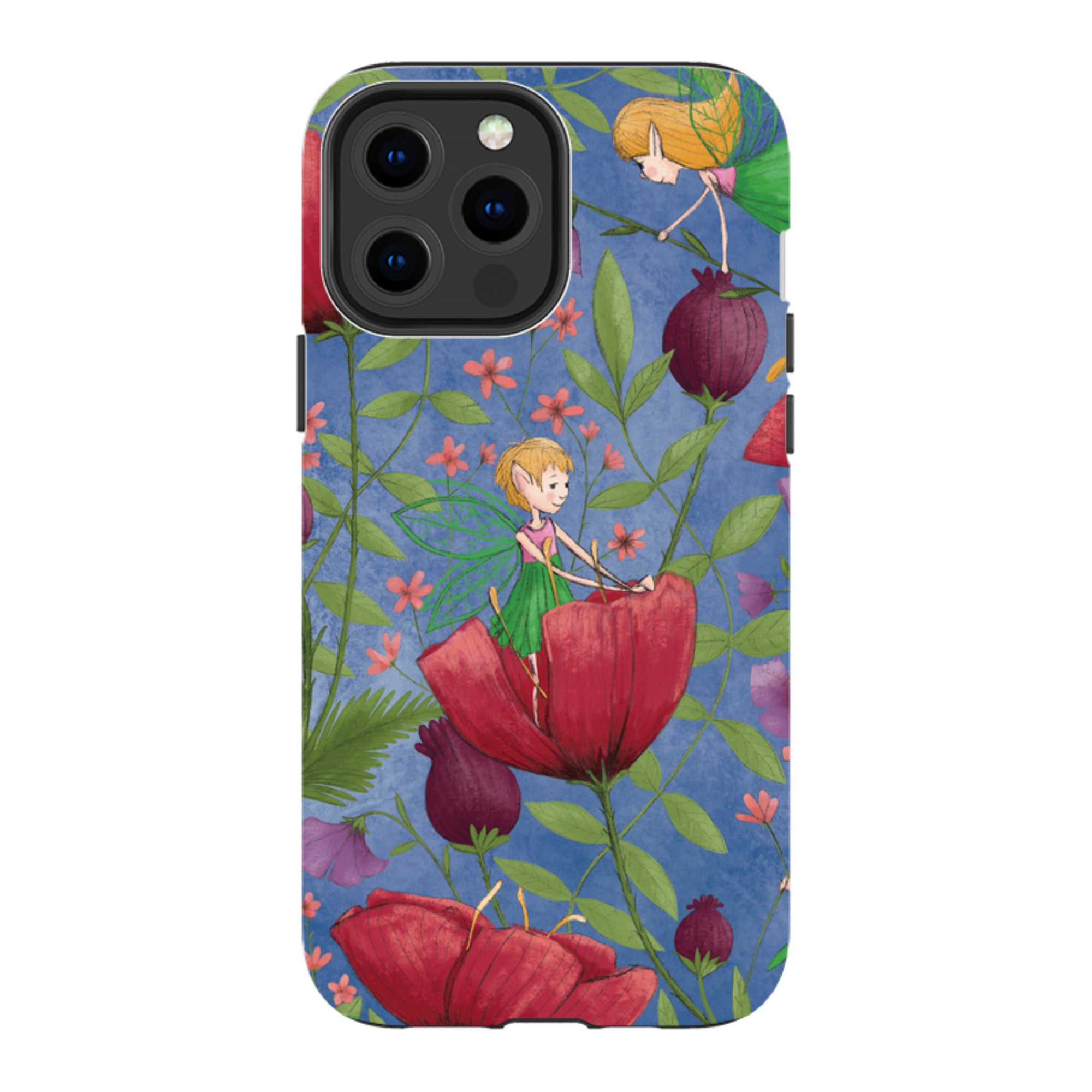 iPhone Tough Case - Fairies And Flowers By Maja Lindberg