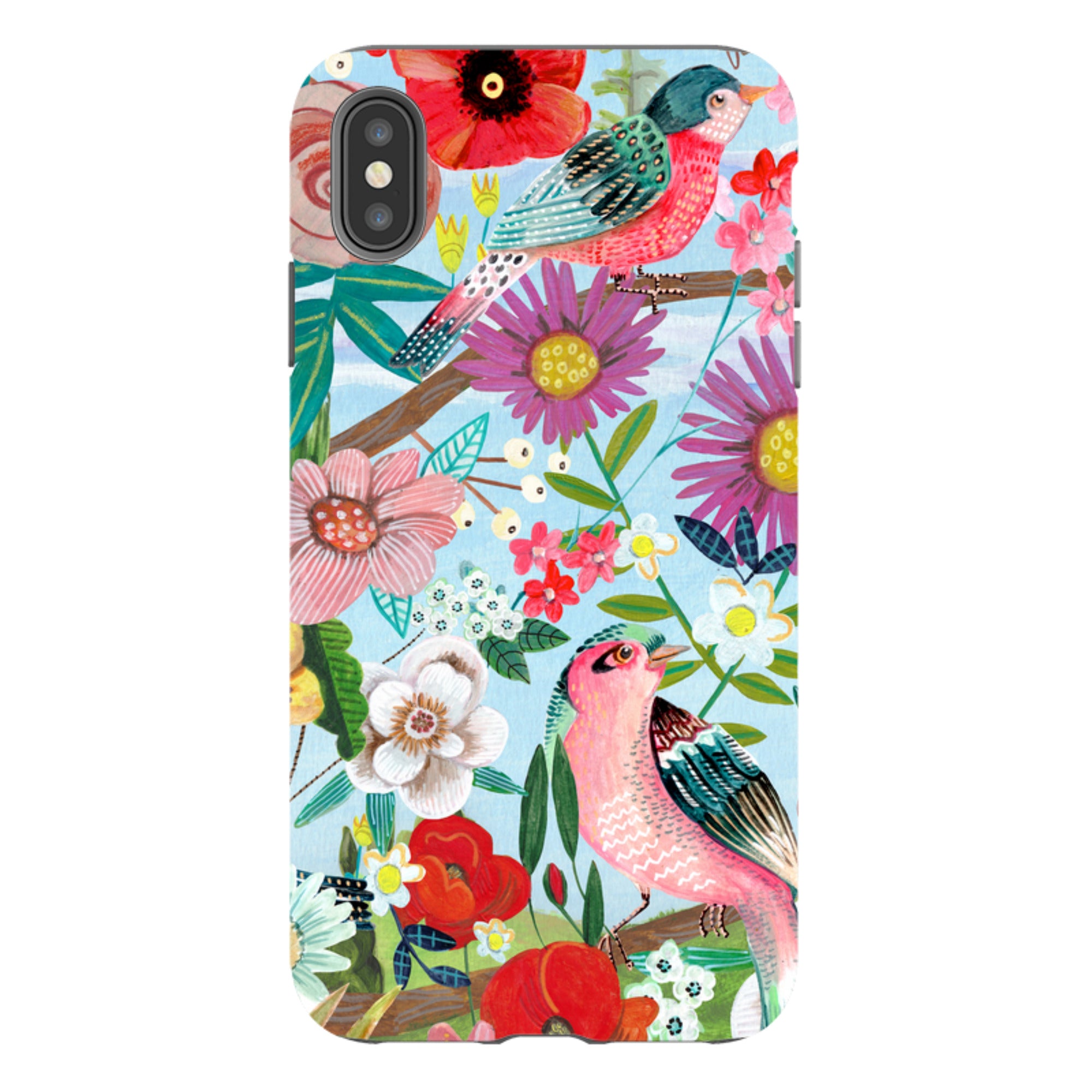 iPhone Tough Case - Birds By Caroline Bonne Muller