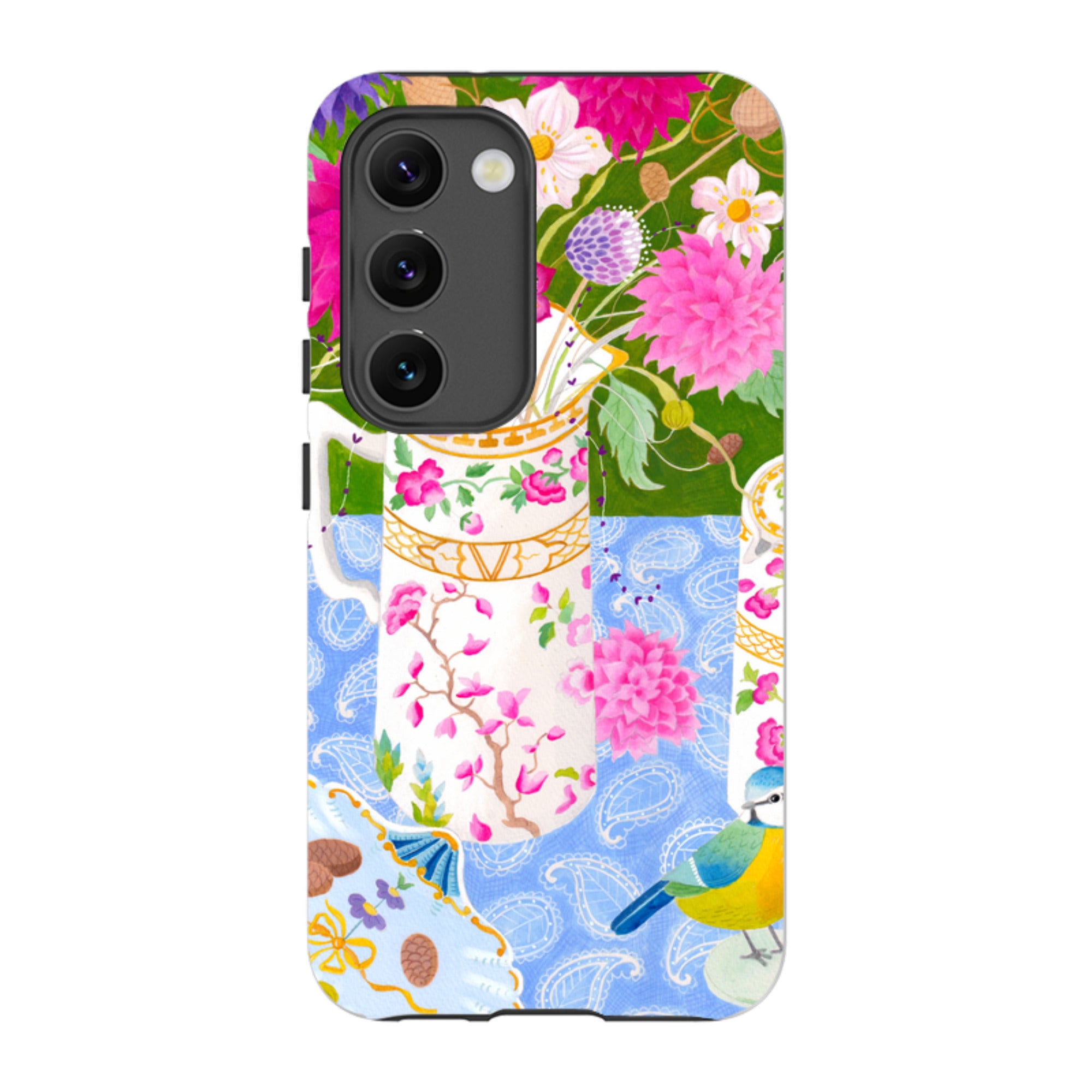 Samsung Tough Case - Dahlias By Bex Parkin