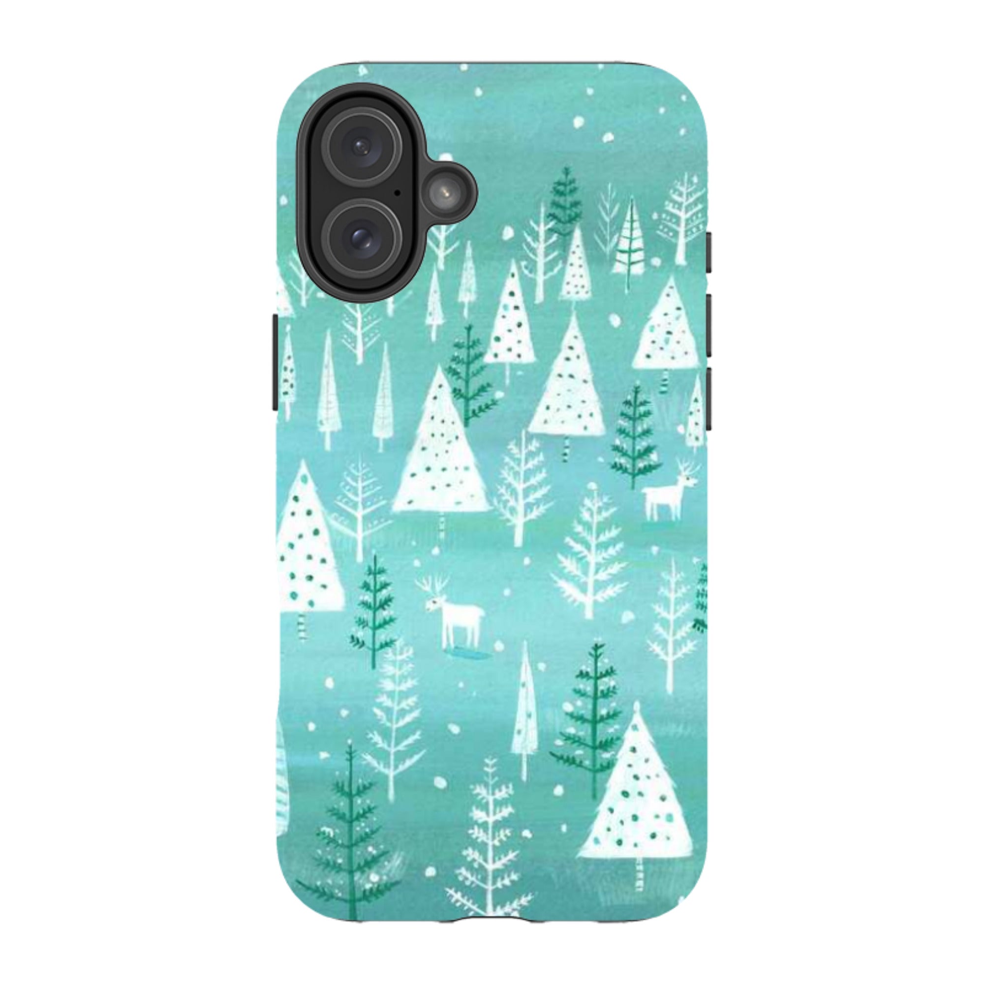 iPhone Tough Case - Teal Tundra By Mary Stubberfield