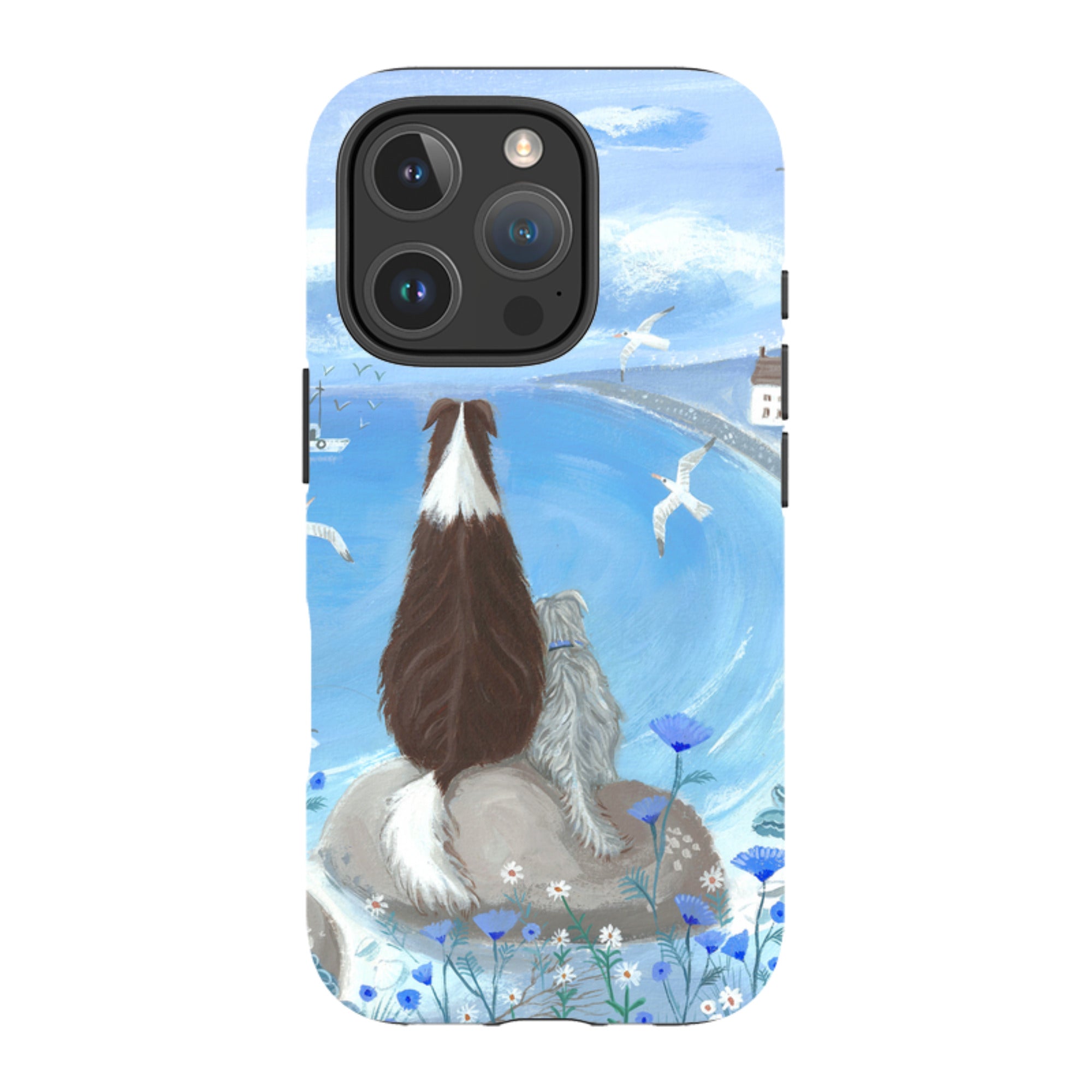 iPhone MagSafe Tough Case - Beach Dog By Mary Stubberfield