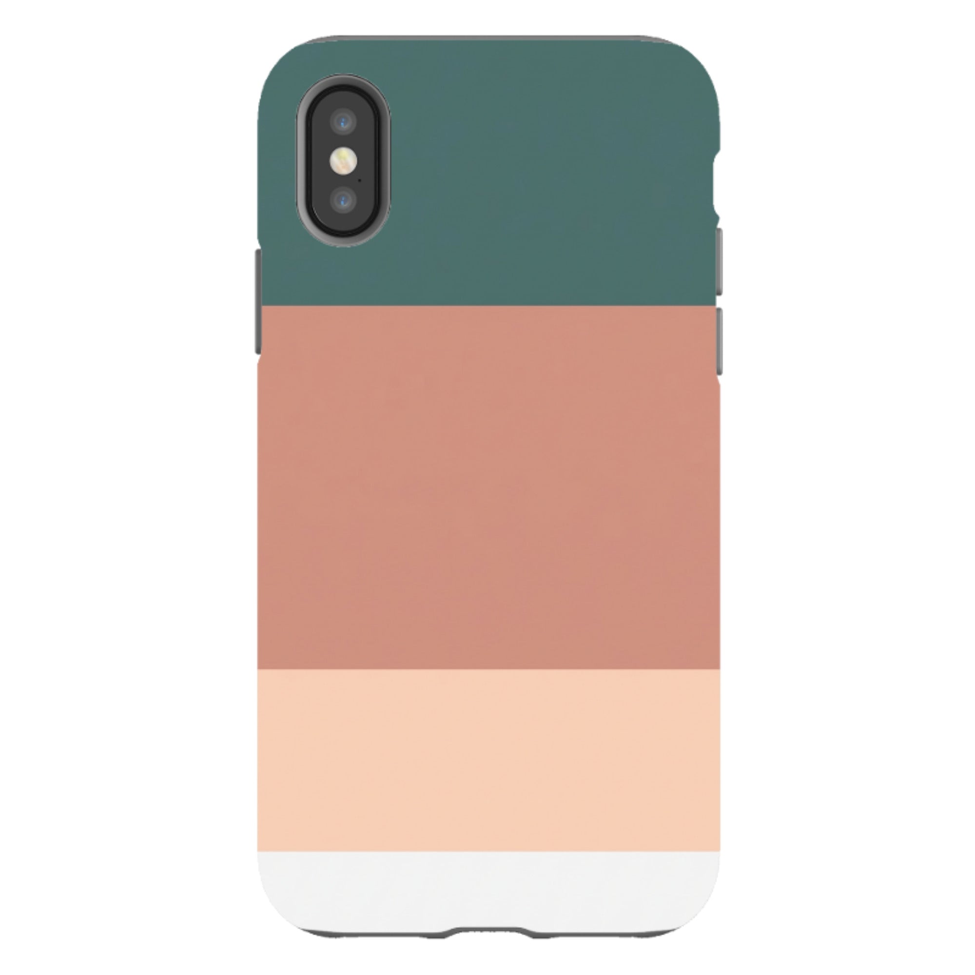 iPhone Tough Case - Muted Teal Gradient