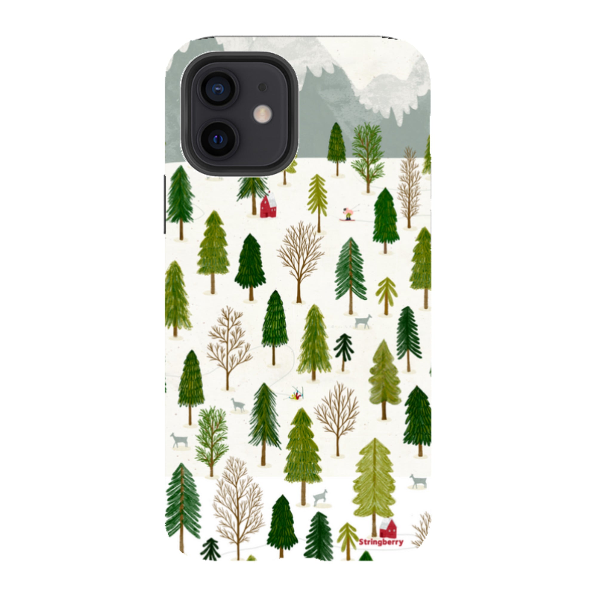 iPhone Tough Case - Winter Landscape III By Katherine Quinn
