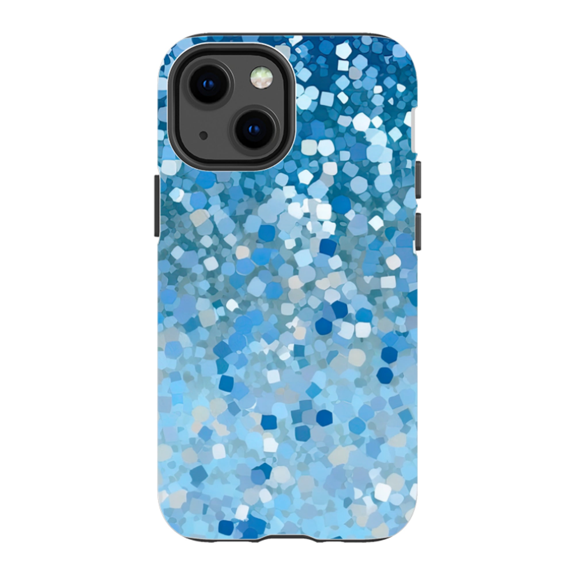 iPhone Case - Blue Glitter II (case does not glitter)