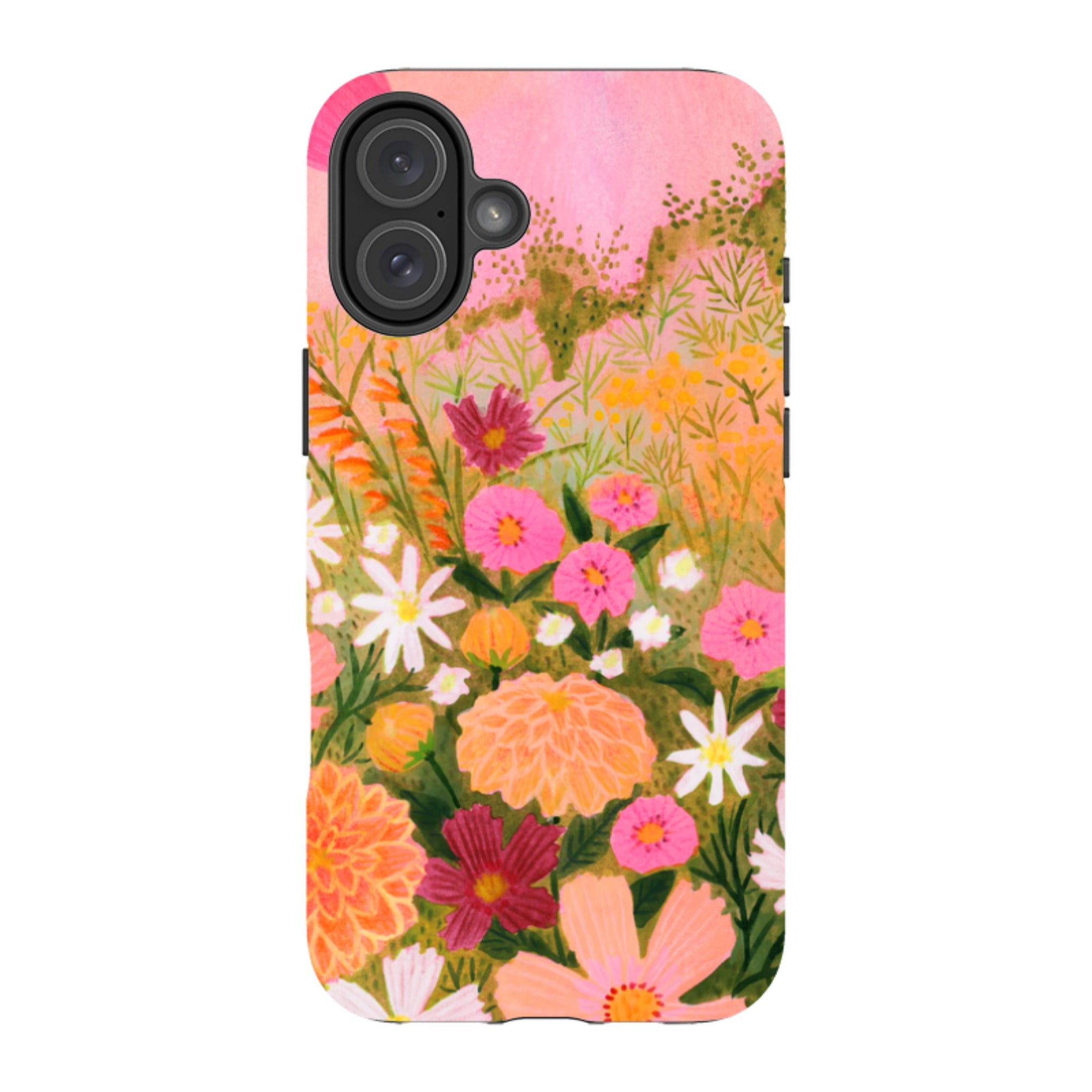 iPhone Tough Case - Flower Farm Sunset By Lee Foster Wilson