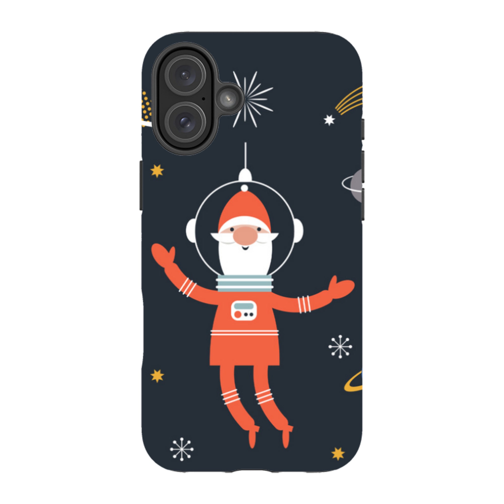 iPhone Tough Case - Cosmic Santa