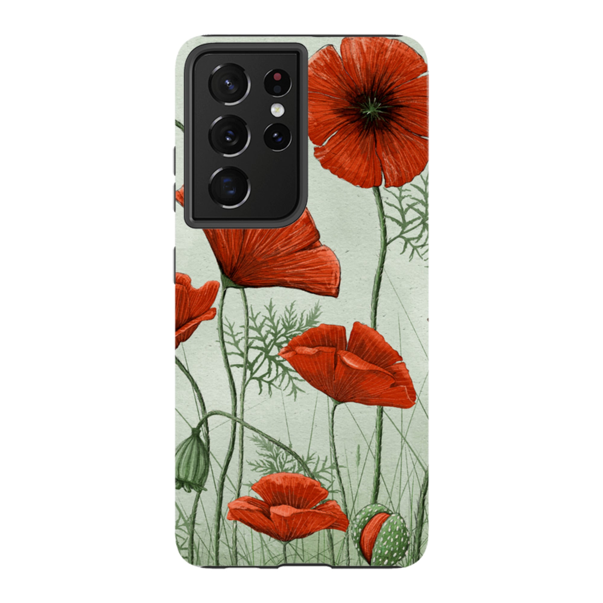 Samsung Tough  Case - Poppies By Maja Lindberg