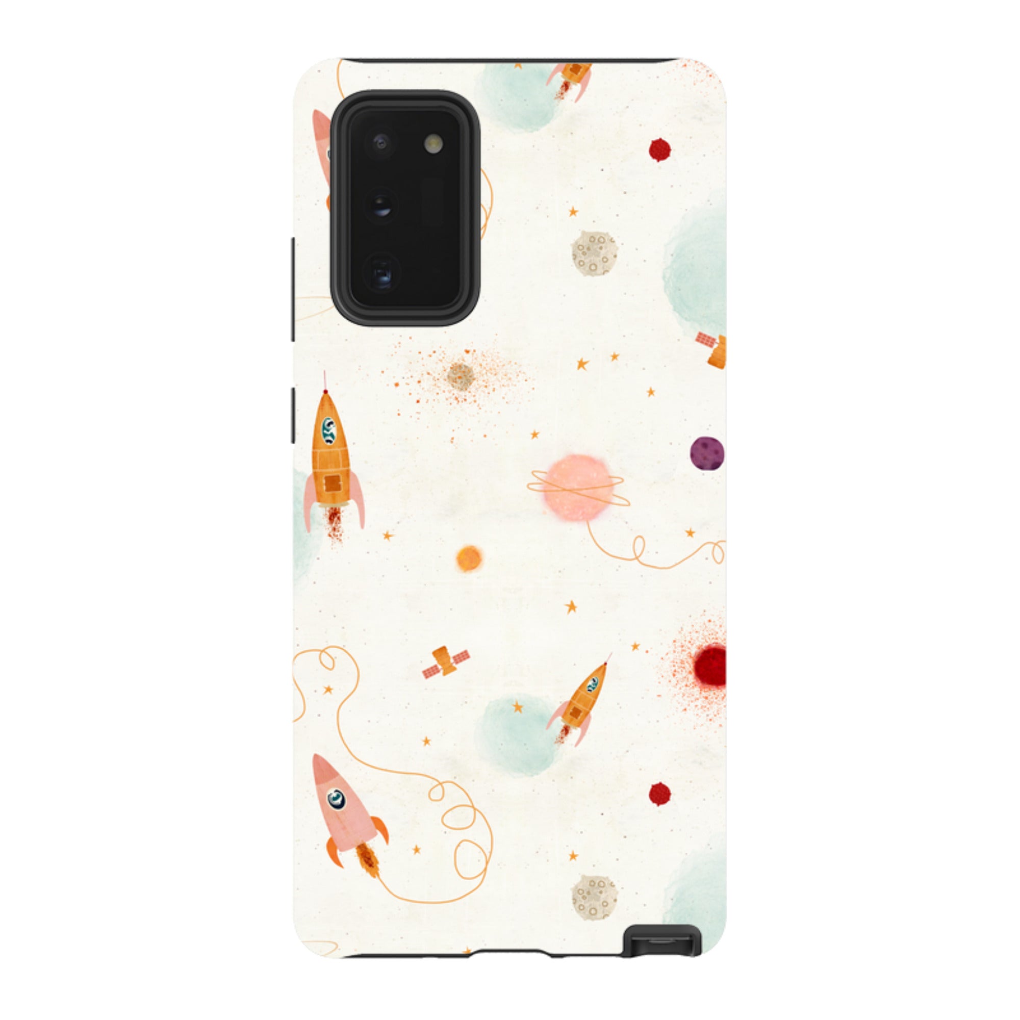 Samsung Tough Case - Rockets Cream By Katherine Quinn