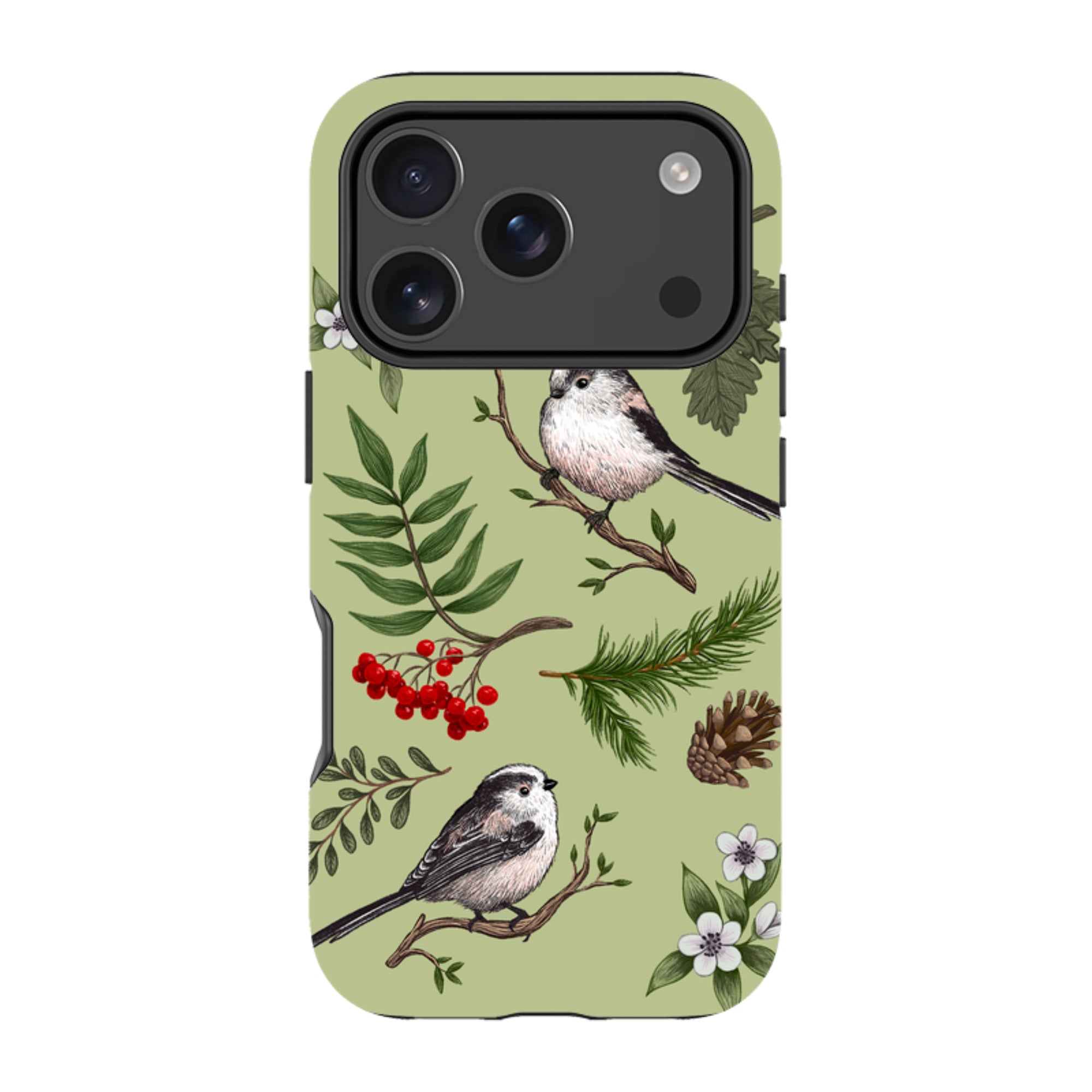 iPhone MagSafe Tough Case -  Longtail Tits By Anna Stead