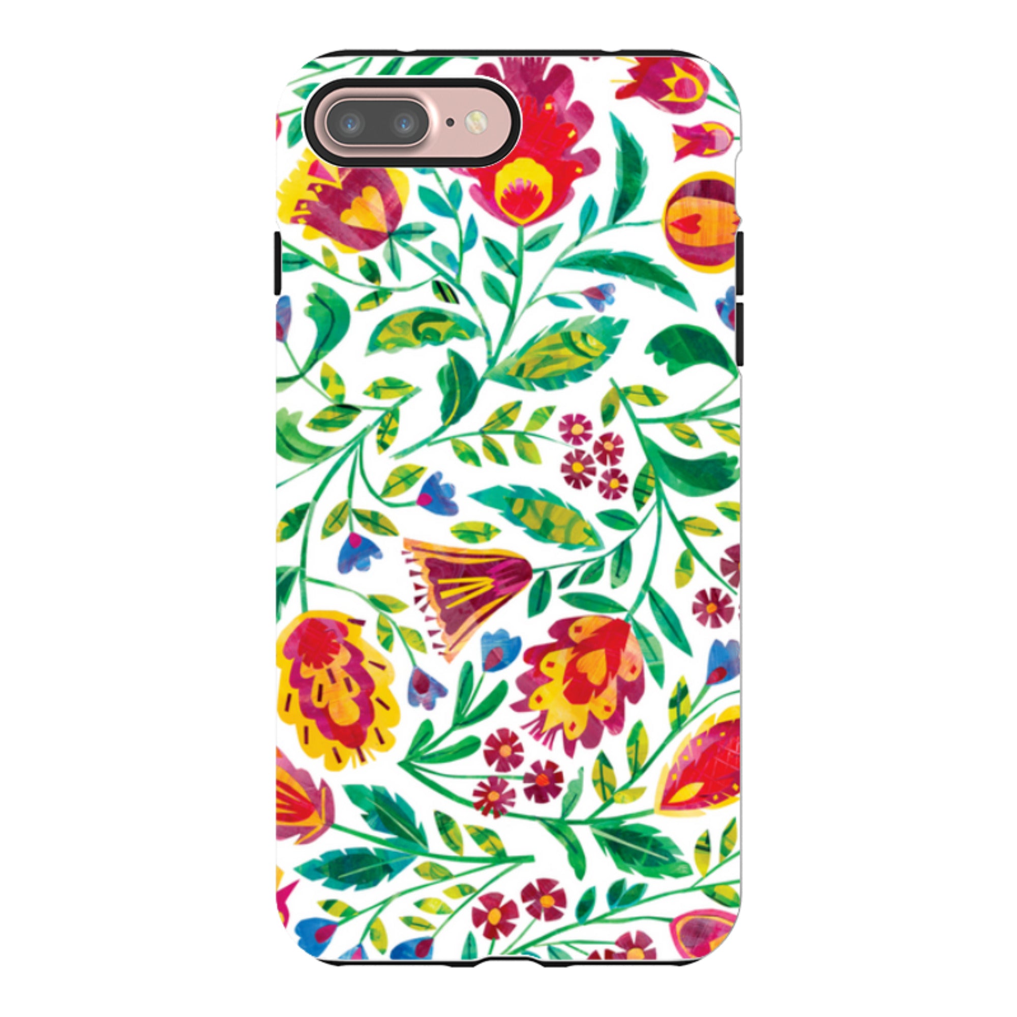 iPhone Tough Case - Folk Pattern By Tracey English