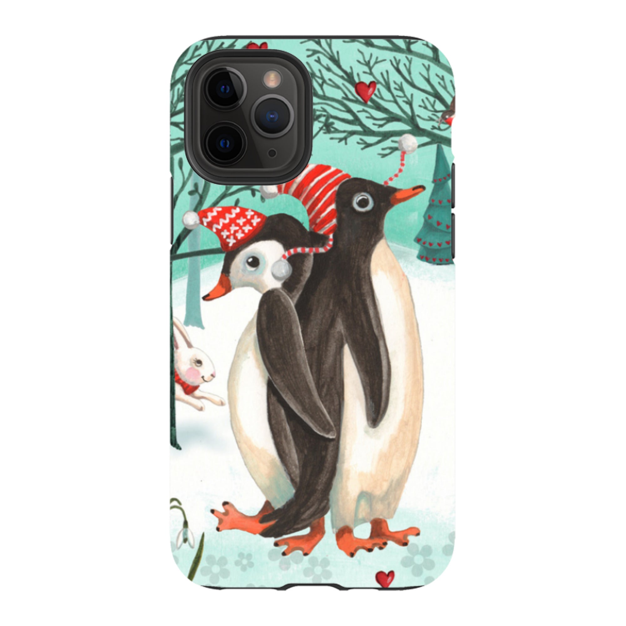 iPhone Tough Case - Winter Together By Caroline Bonne Muller