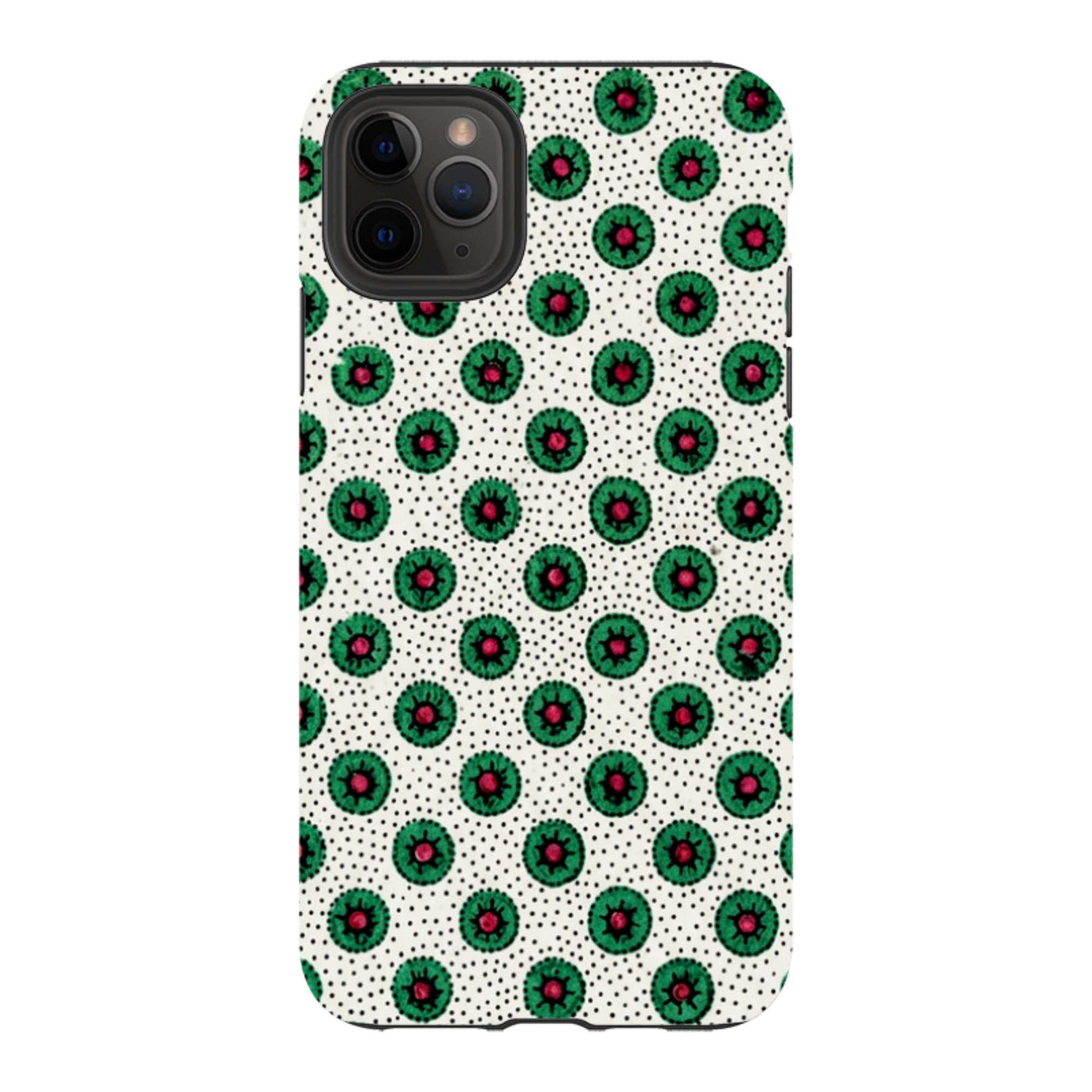 iPhone Tough Case - Green Medallion