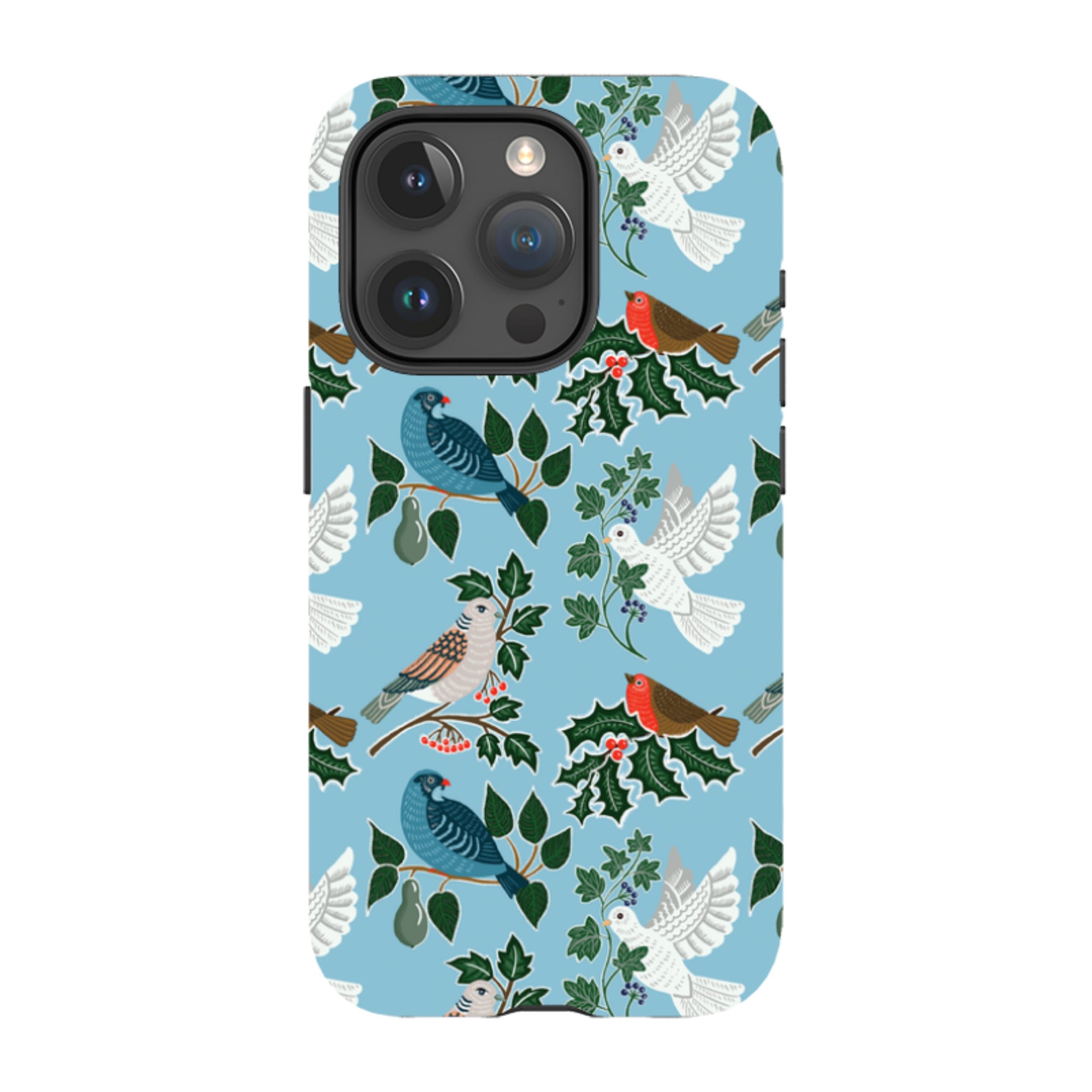 iPhone Tough Case - Winter Birds-2 By kate Heiss