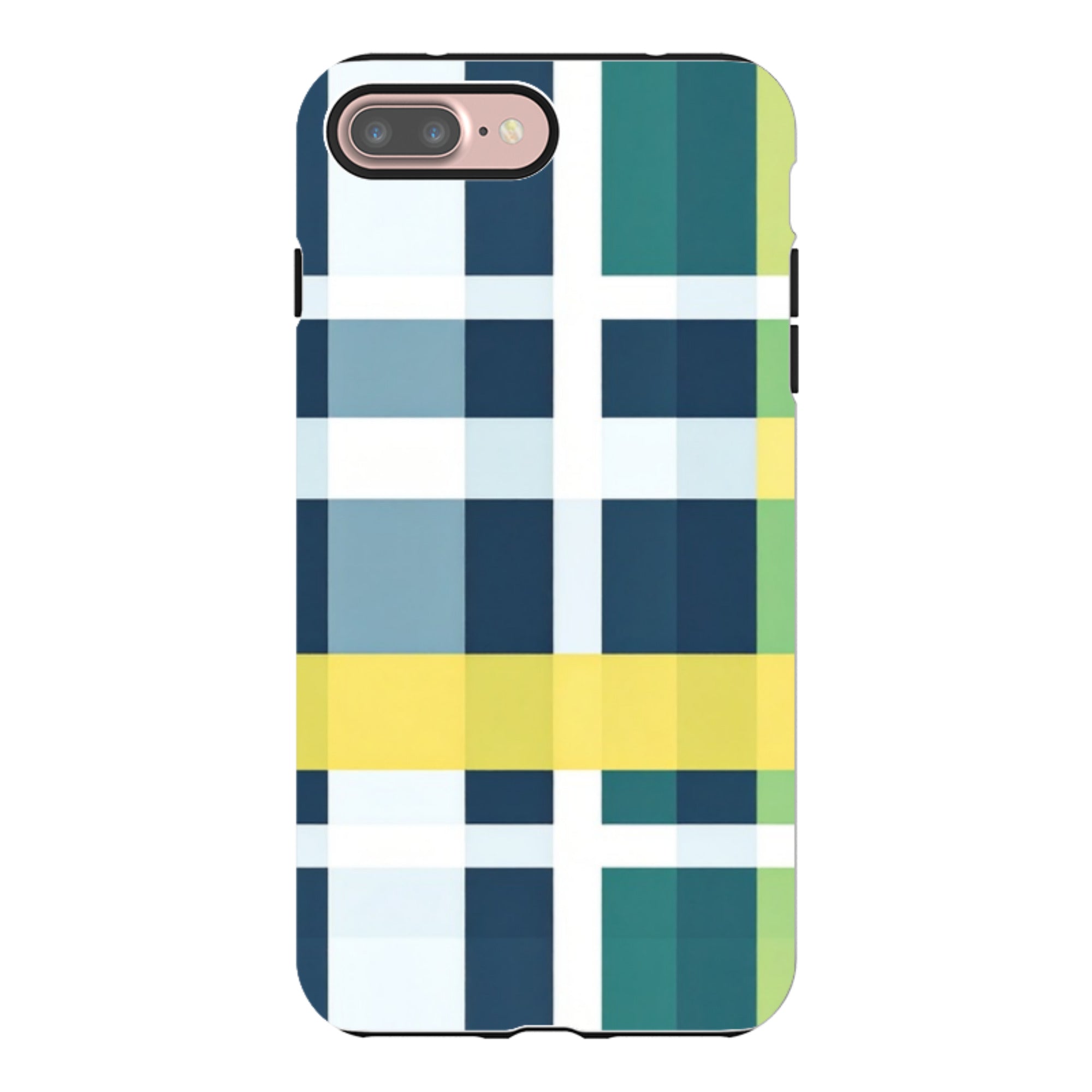 iPhone Tough Case - Forest Gingham