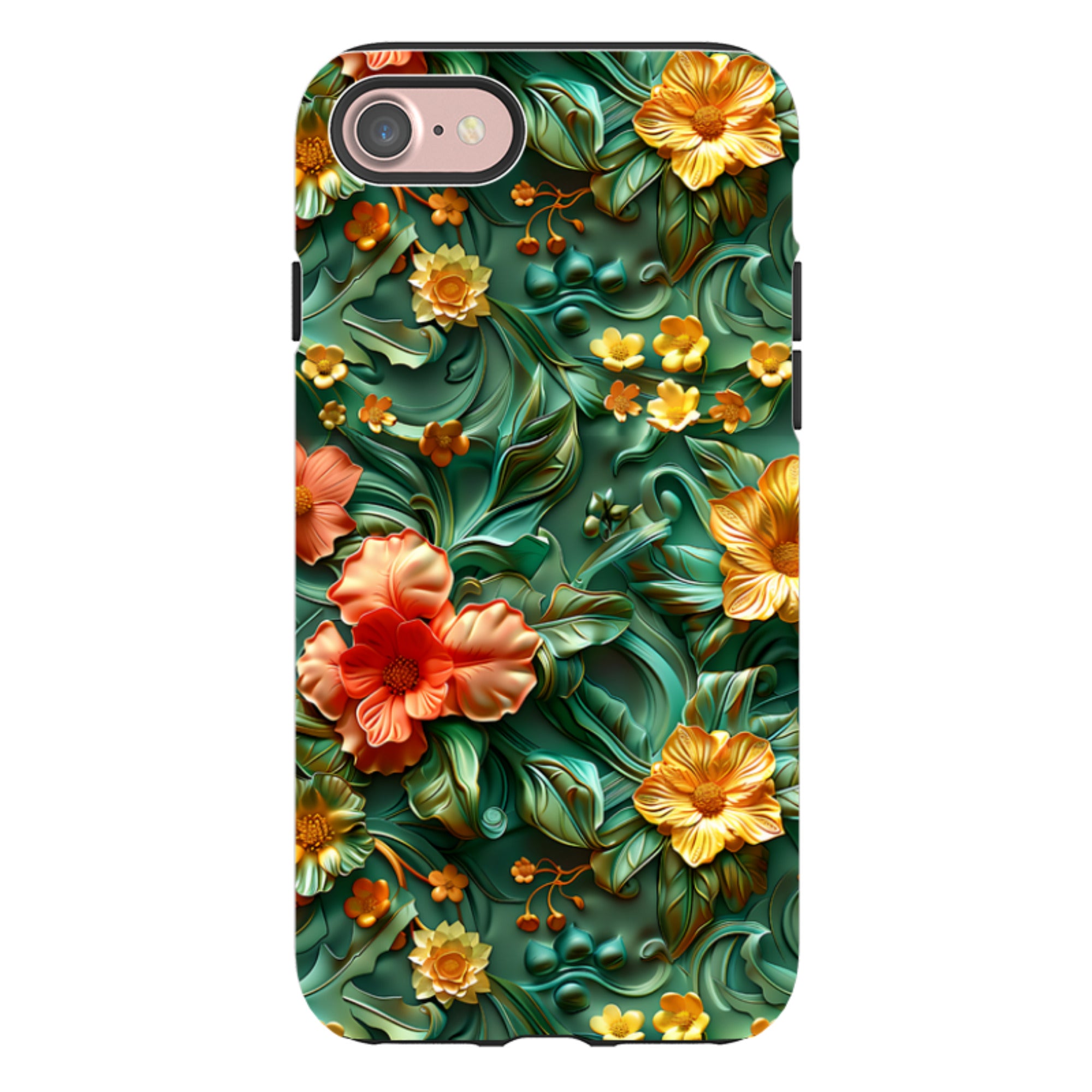 iPhone Tough Case -Jade Floral